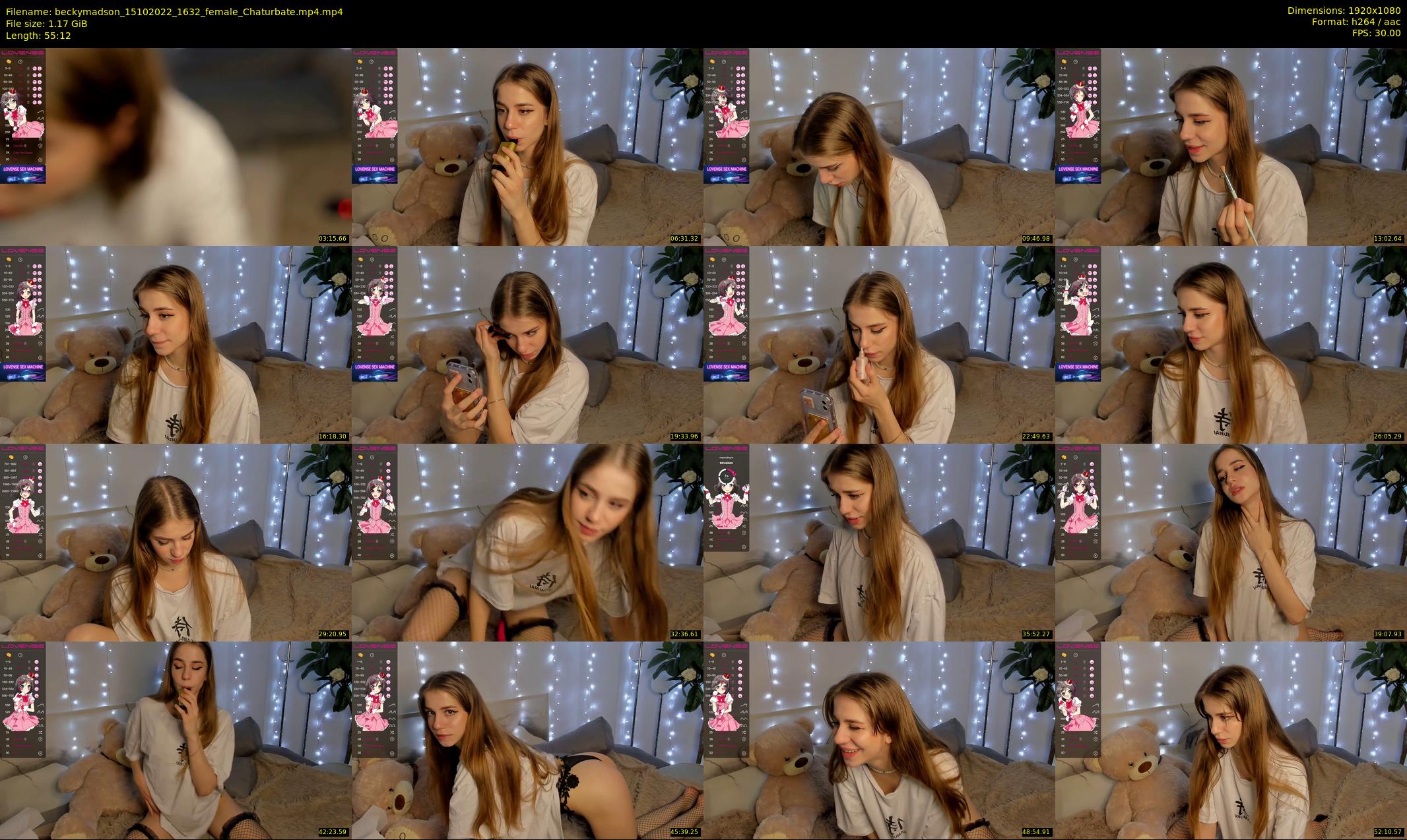 beckymadson — 56 minute Chaturbate female cam show recording, 1080p, Oct 15, 2022