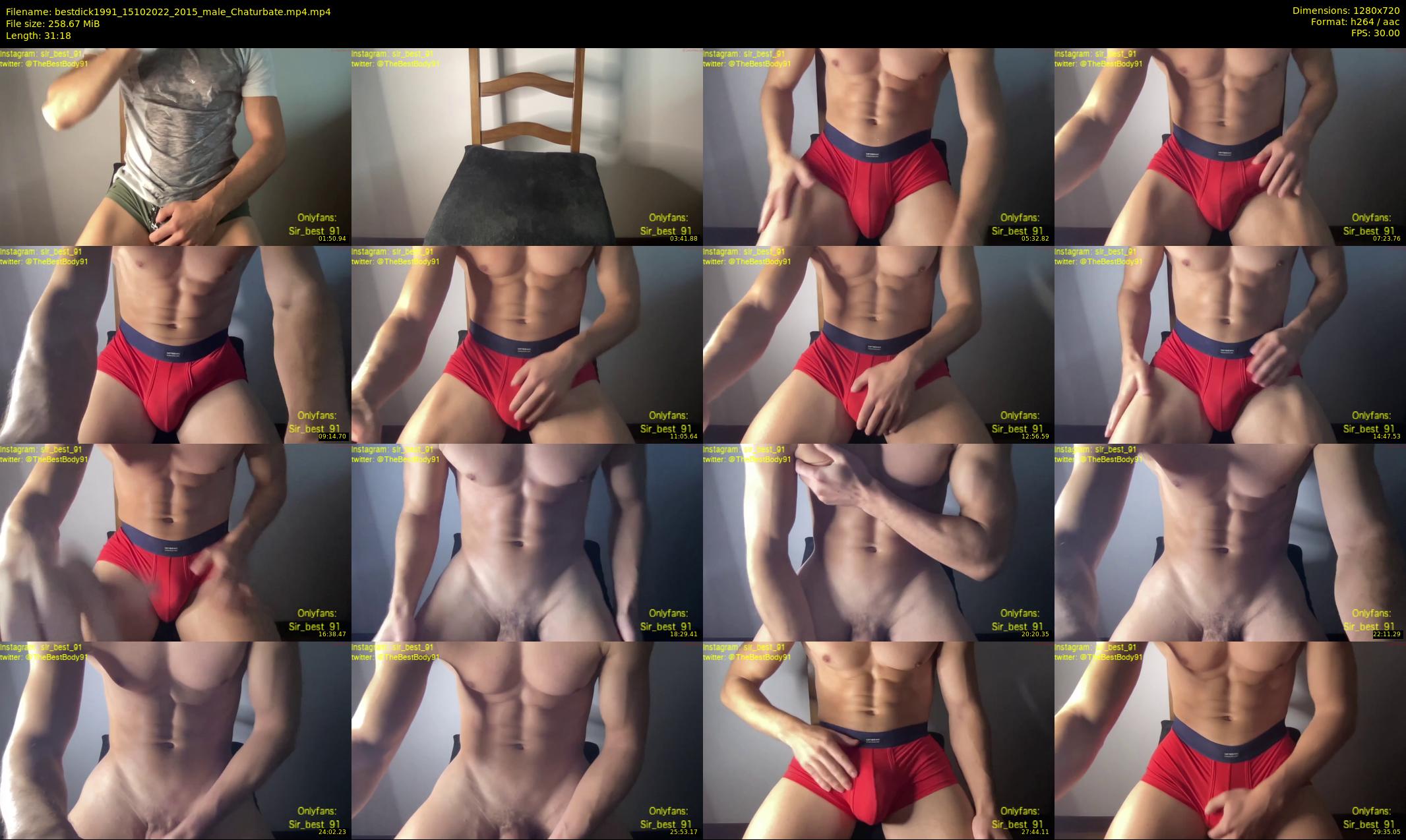 bestdick1991 — 32 minute Chaturbate male cam show recording, 720p, Oct 15, 2022