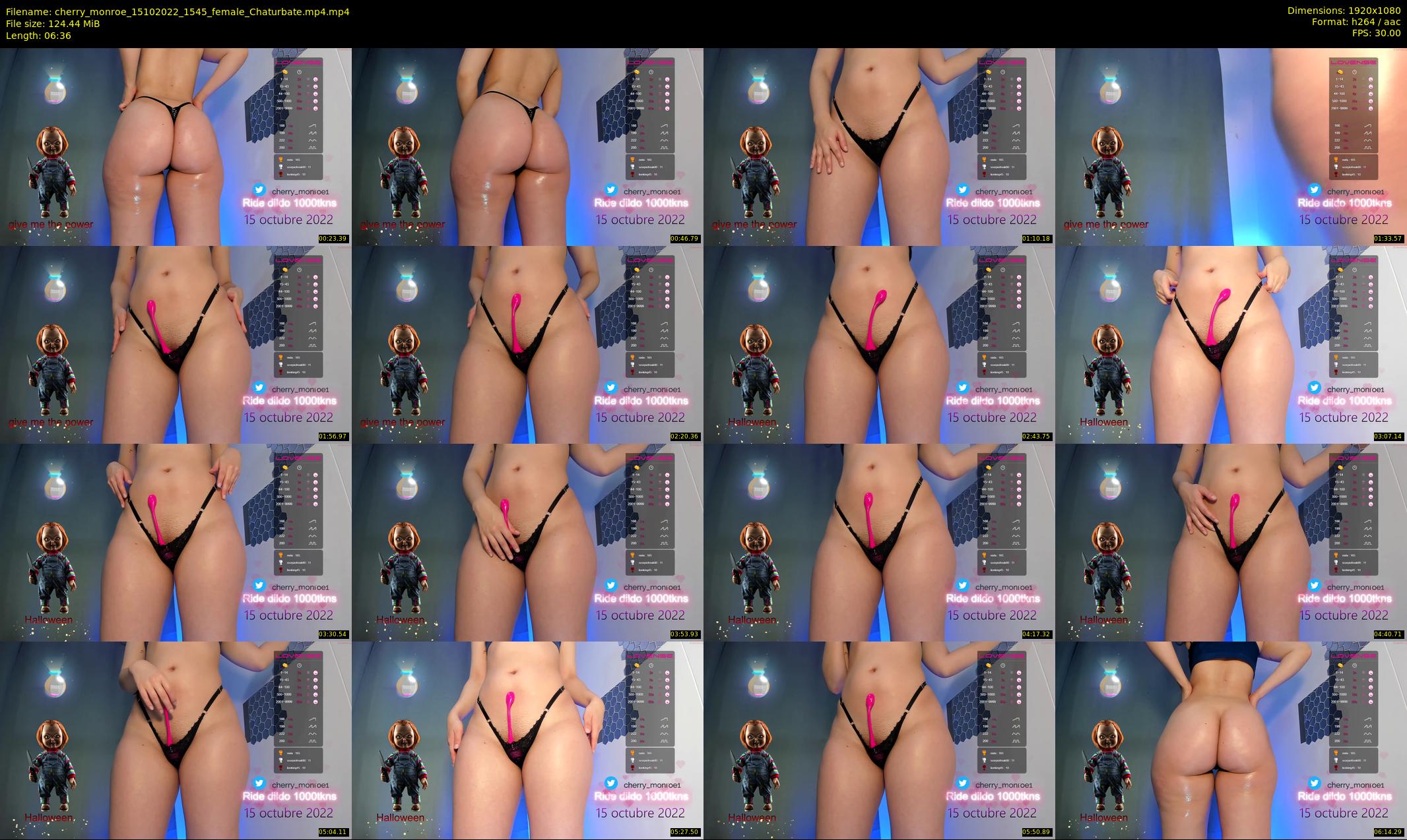 cherry_monroe — 7 minute Chaturbate female cam show recording, 1080p, Oct 15, 2022