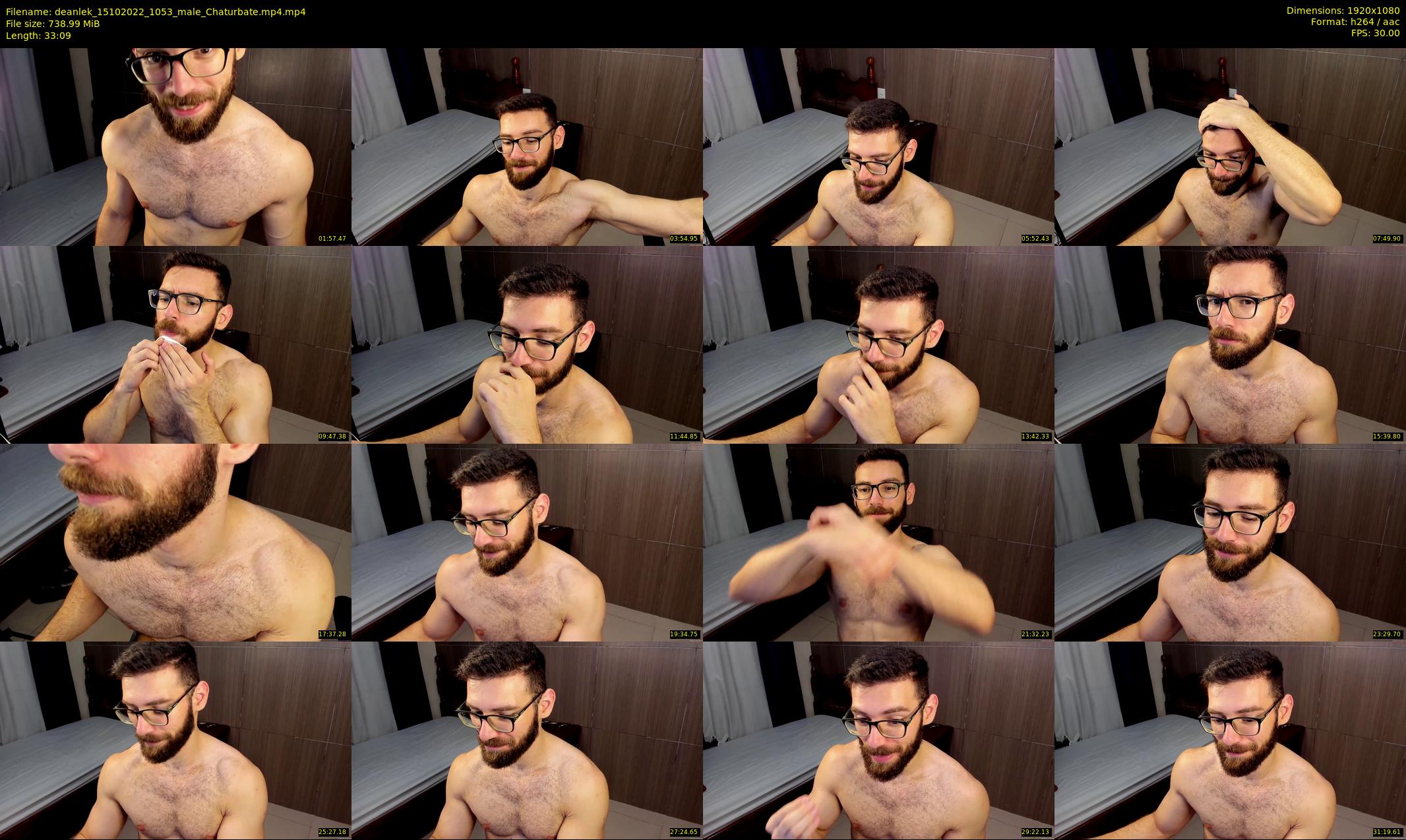 deanlek — 34 minute Chaturbate male cam show recording, 1080p, Oct 15, 2022