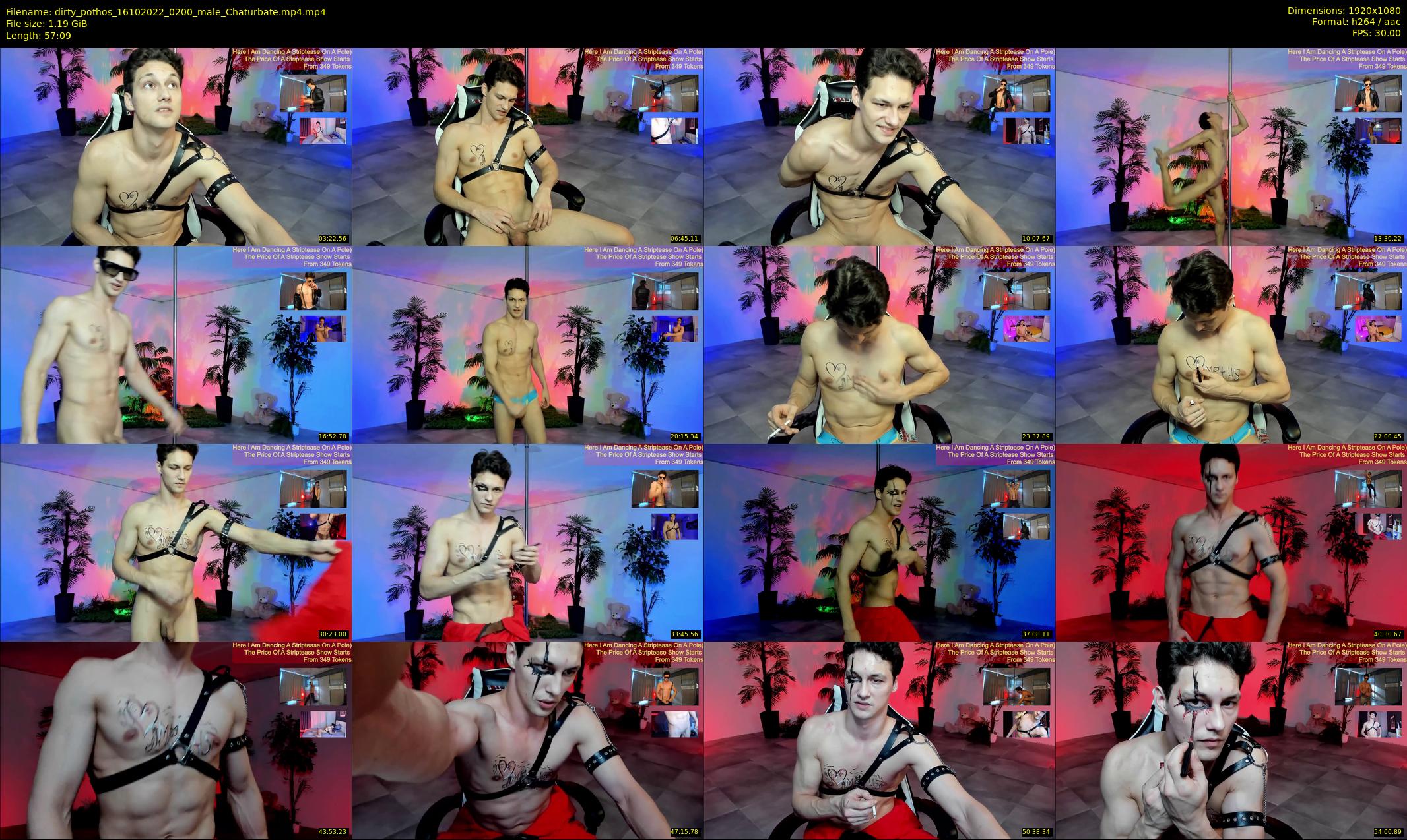dirty_pothos — 58 minute Chaturbate male cam show recording, 1080p, Oct 16, 2022