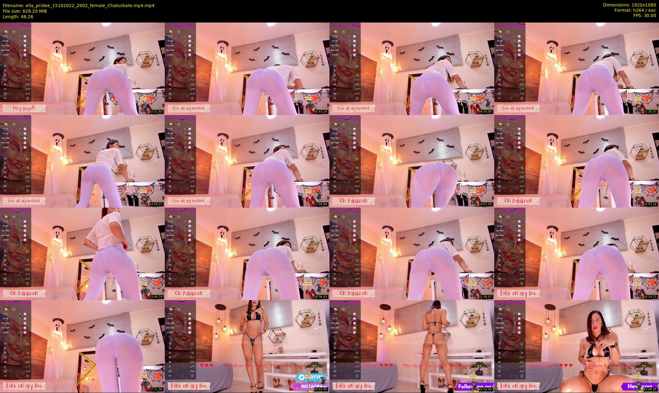 ella_pridee — 49 minute Chaturbate female cam show recording, 1080p, Oct 15, 2022