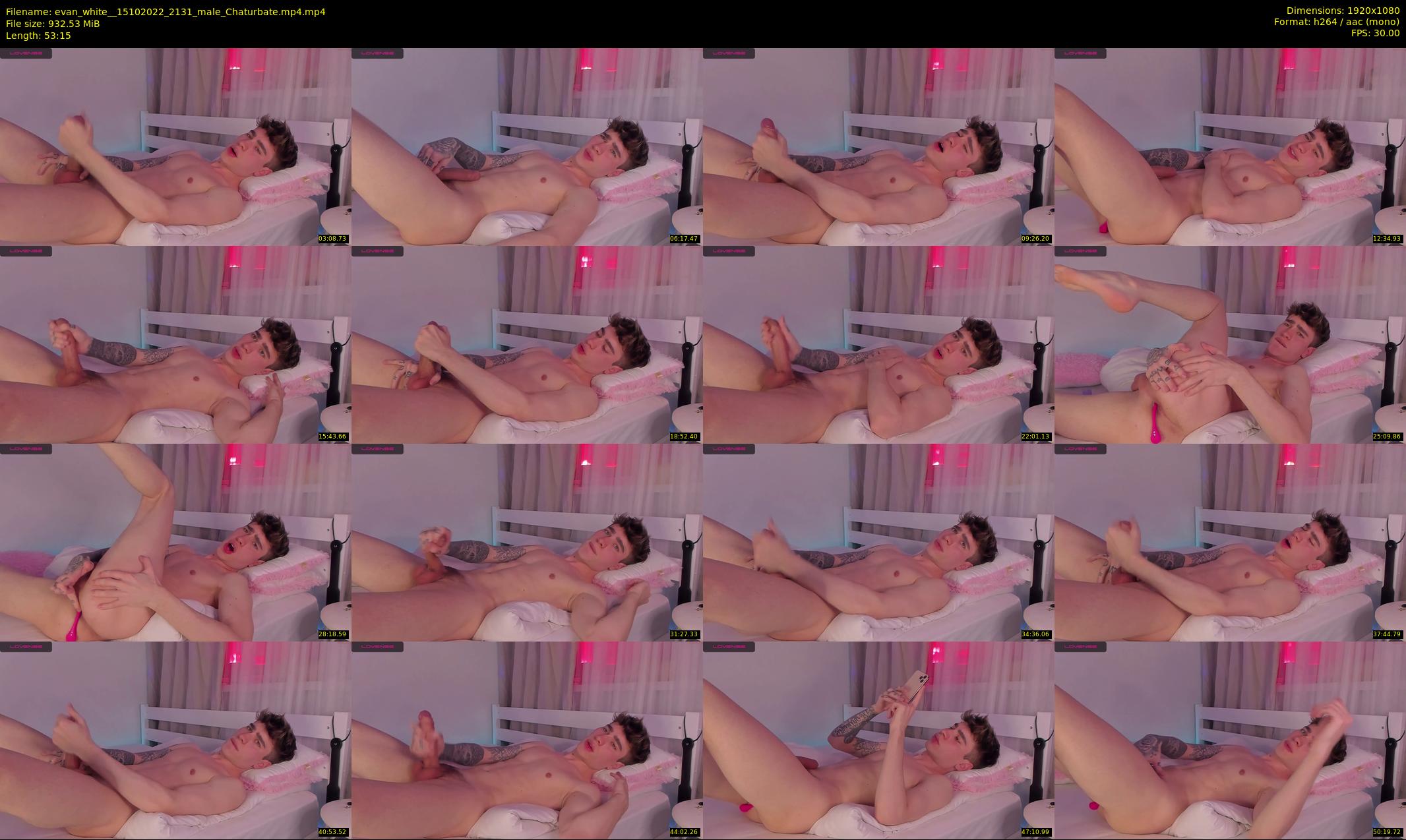 evan_white_ — 54 minute Chaturbate male cam show recording, 1080p, Oct 15, 2022