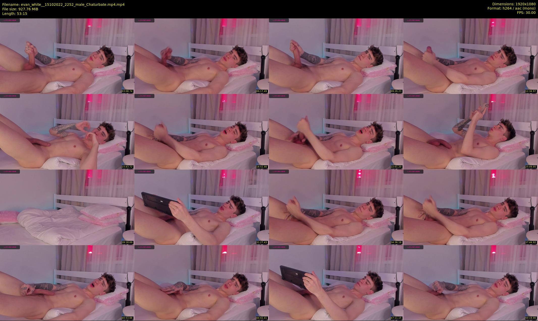 evan_white_ — 54 minute Chaturbate male cam show recording, 1080p, Oct 15, 2022