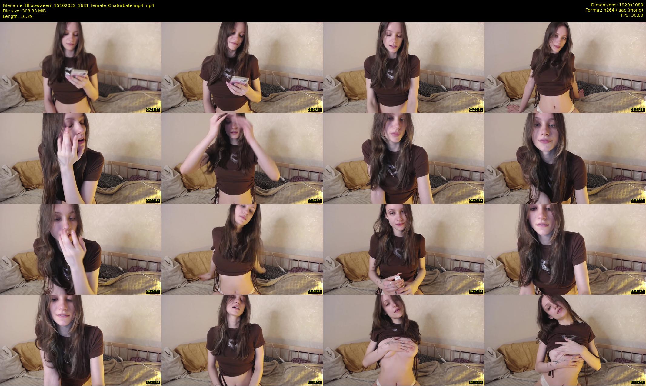 fflloowweerr — 17 minute Chaturbate couple cam show recording, 1080p, Oct 15, 2022