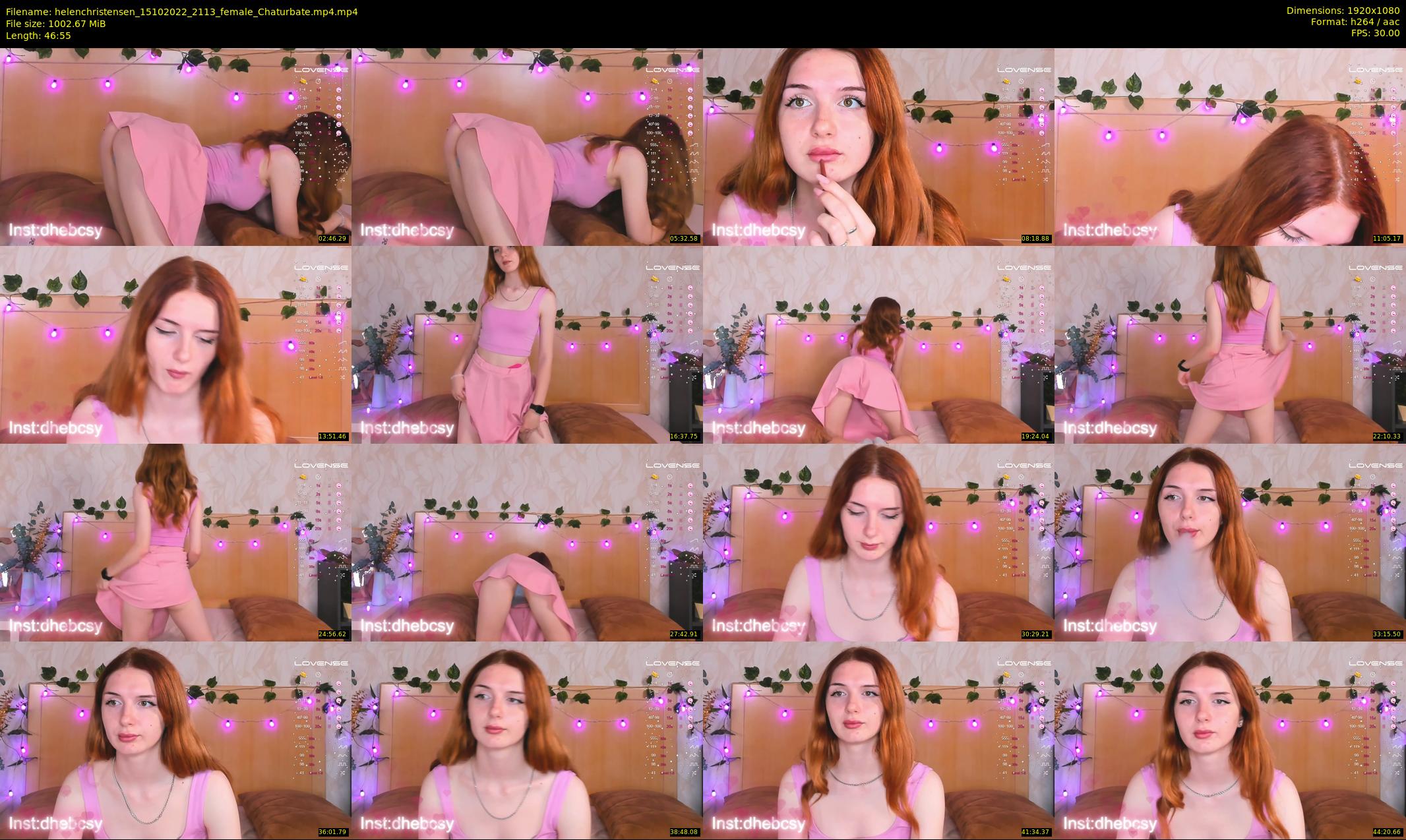 helenchristensen — 47 minute Chaturbate female cam show recording, 1080p, Oct 15, 2022