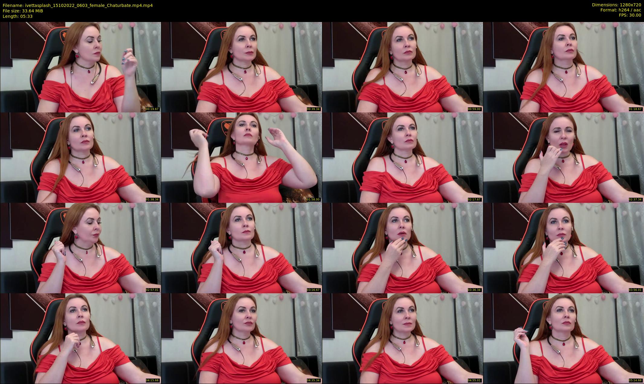 ivettasplash — 6 minute Chaturbate female cam show recording, 720p, Oct 15, 2022