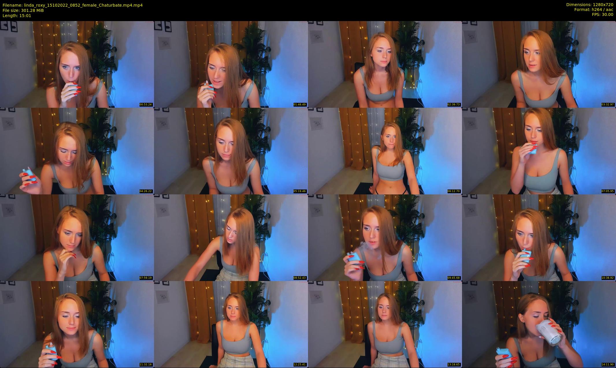 linda_roxy — 16 minute Chaturbate female cam show recording, 720p, Oct 15, 2022