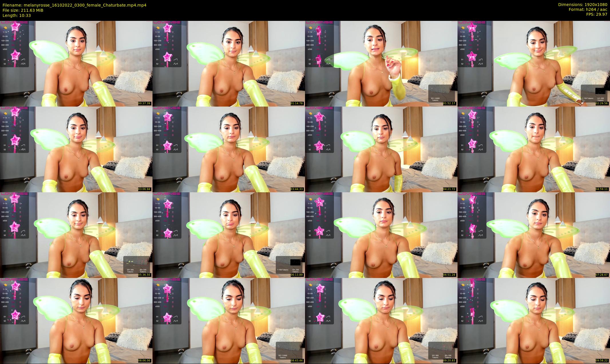 melanyrosse — 11 minute Chaturbate female cam show recording, 1080p, Oct 16, 2022