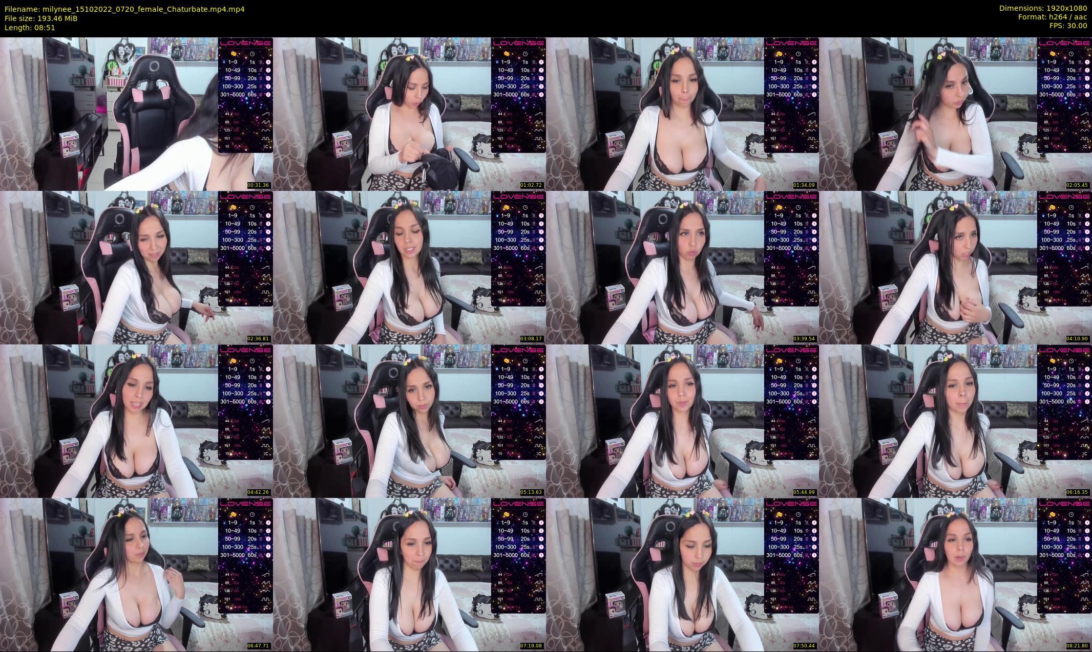 milynee — 9 minute Chaturbate female cam show recording, 1080p, Oct 15, 2022