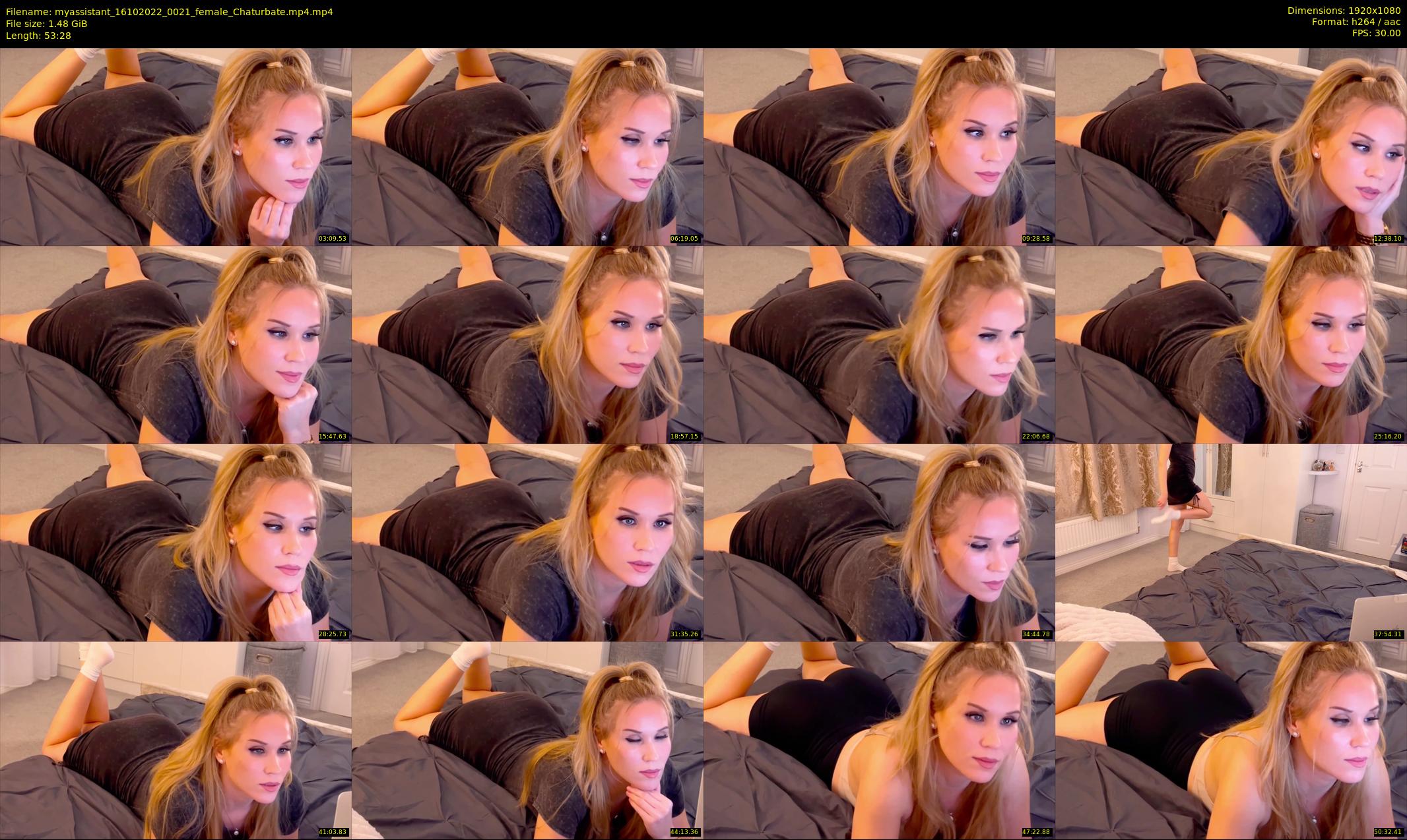 myassistant — 54 minute Chaturbate female cam show recording, 1080p, Oct 16, 2022