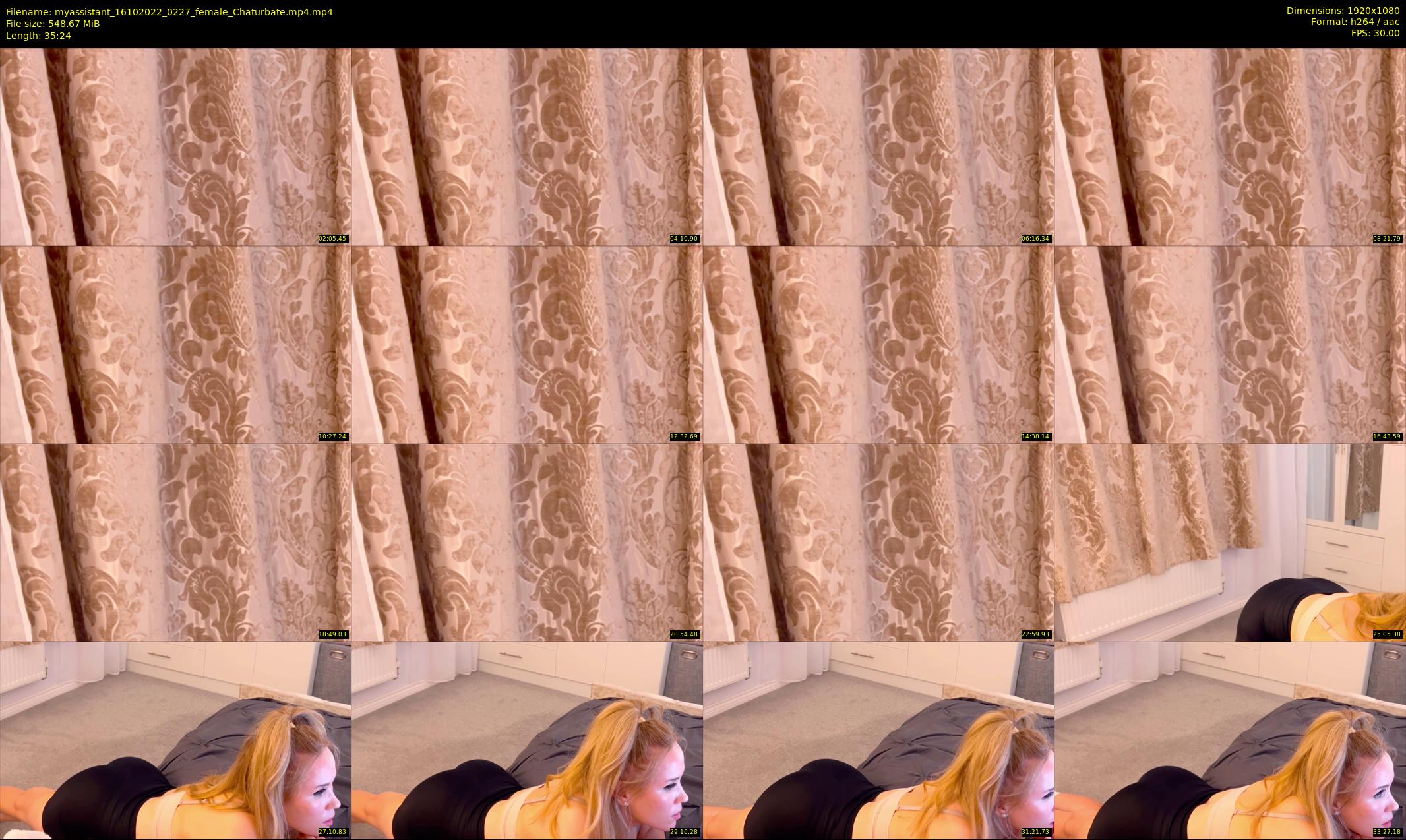myassistant — 36 minute Chaturbate female cam show recording, 1080p, Oct 16, 2022