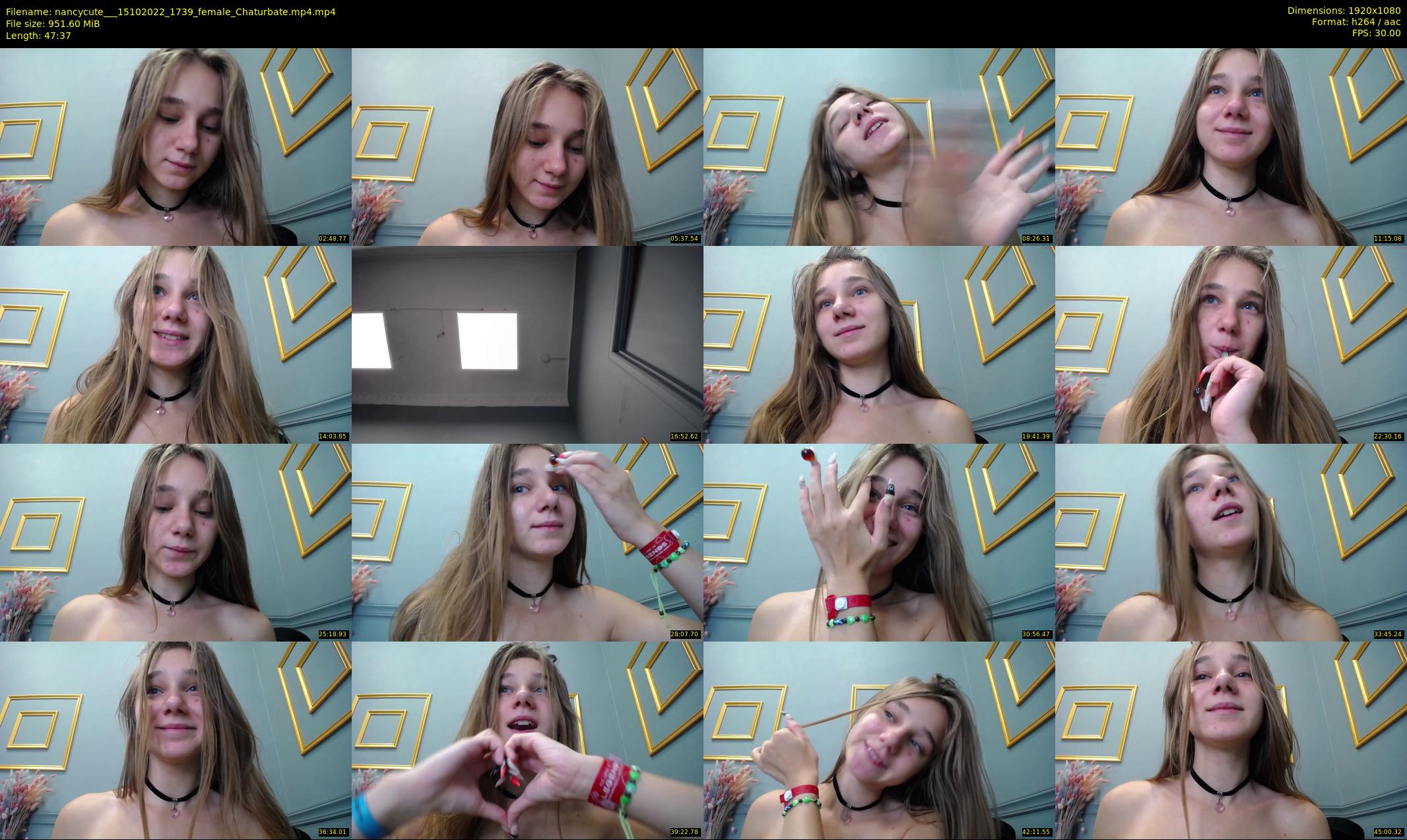 nancycute__ — 48 minute Chaturbate female cam show recording, 1080p, Oct 15, 2022