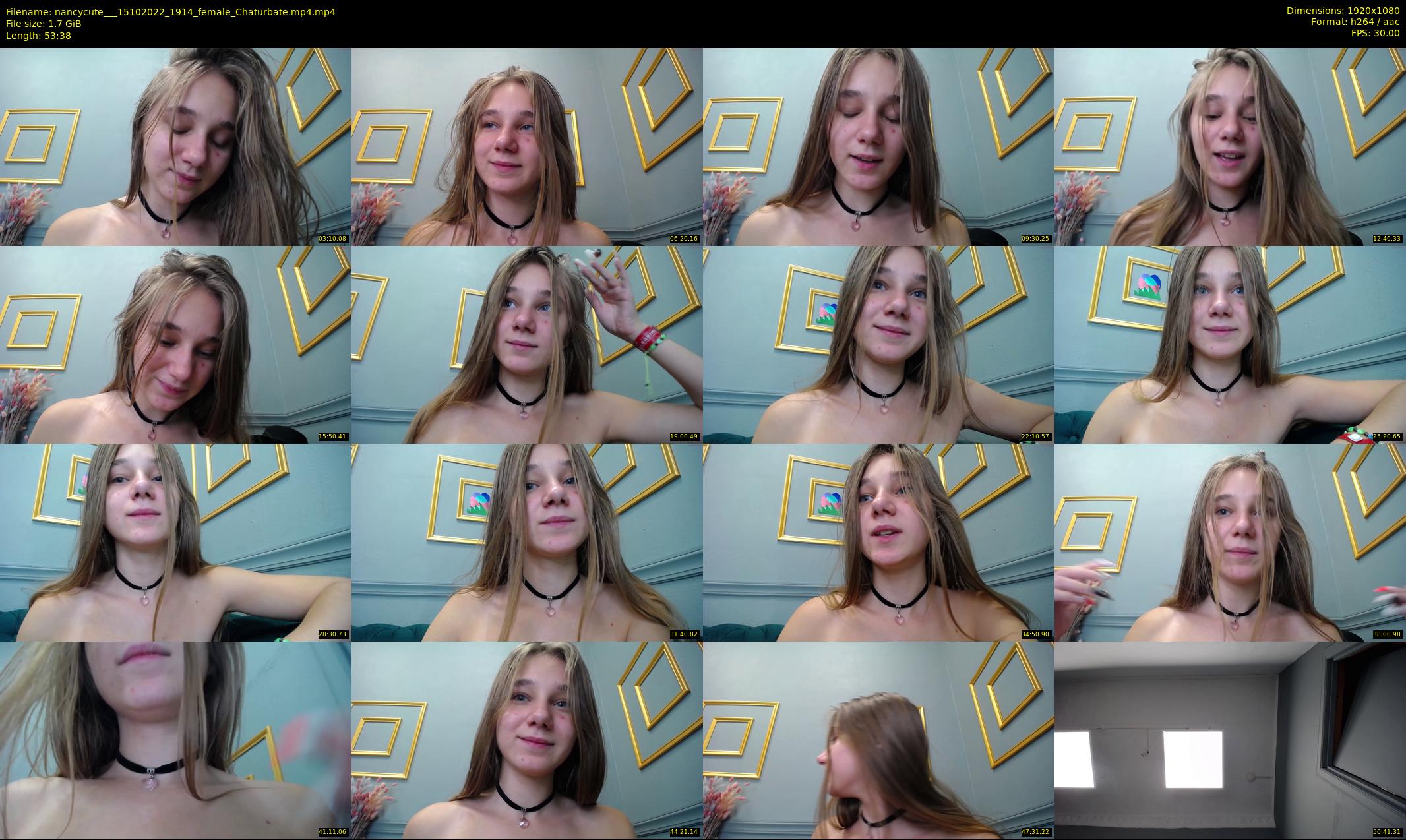 nancycute__ — 54 minute Chaturbate female cam show recording, 1080p, Oct 15, 2022