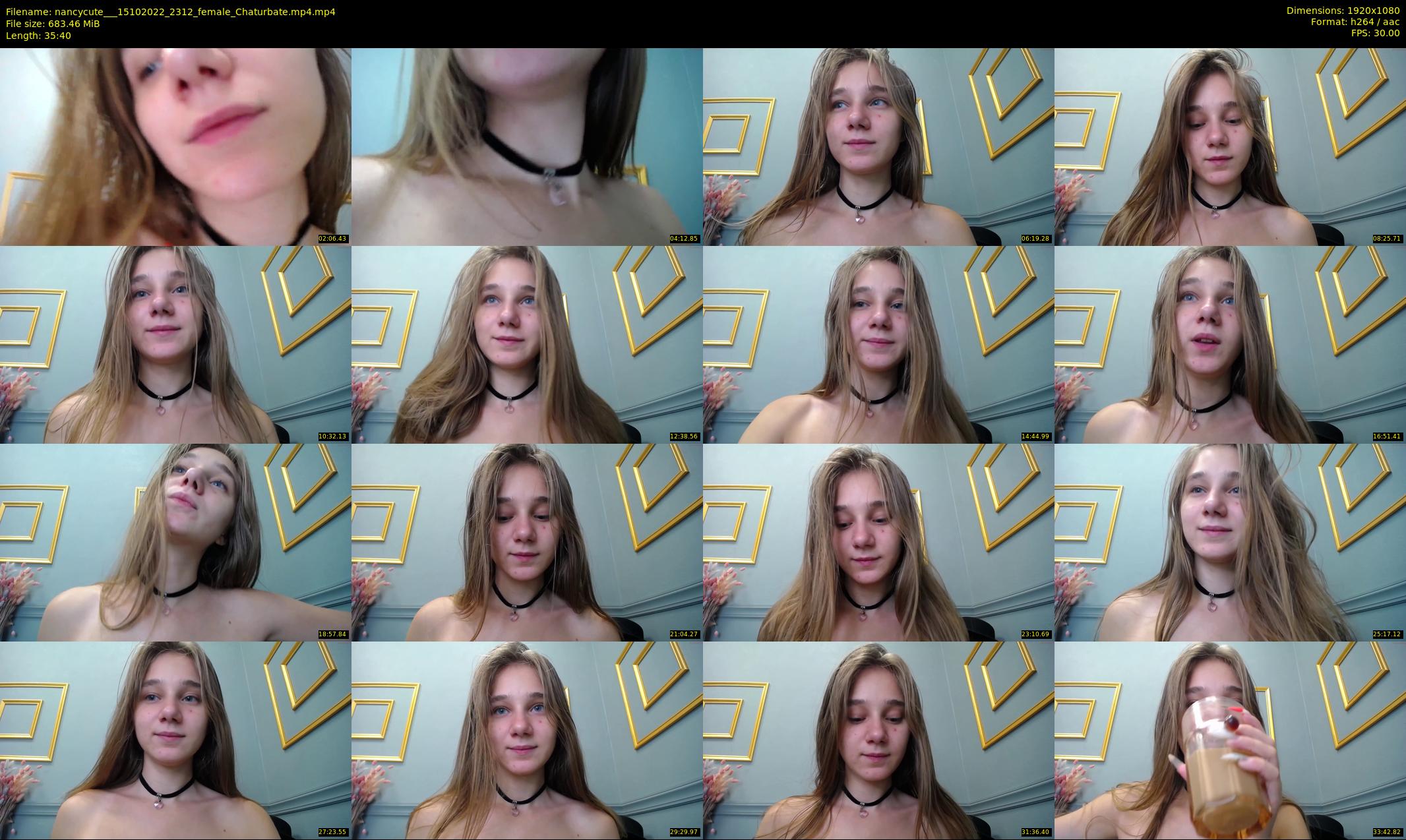 nancycute__ — 36 minute Chaturbate female cam show recording, 1080p, Oct 15, 2022