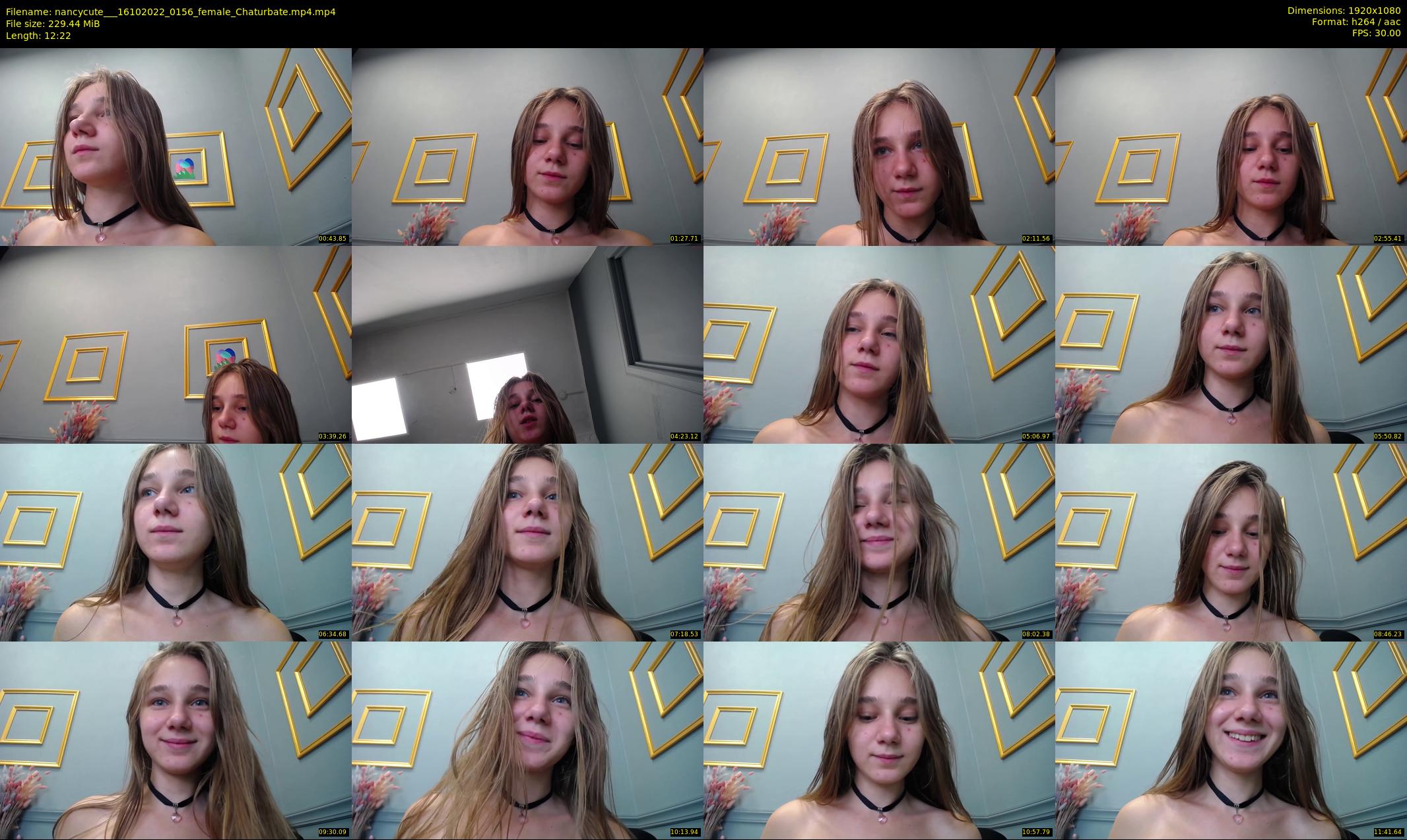 nancycute__ — 13 minute Chaturbate female cam show recording, 1080p, Oct 16, 2022