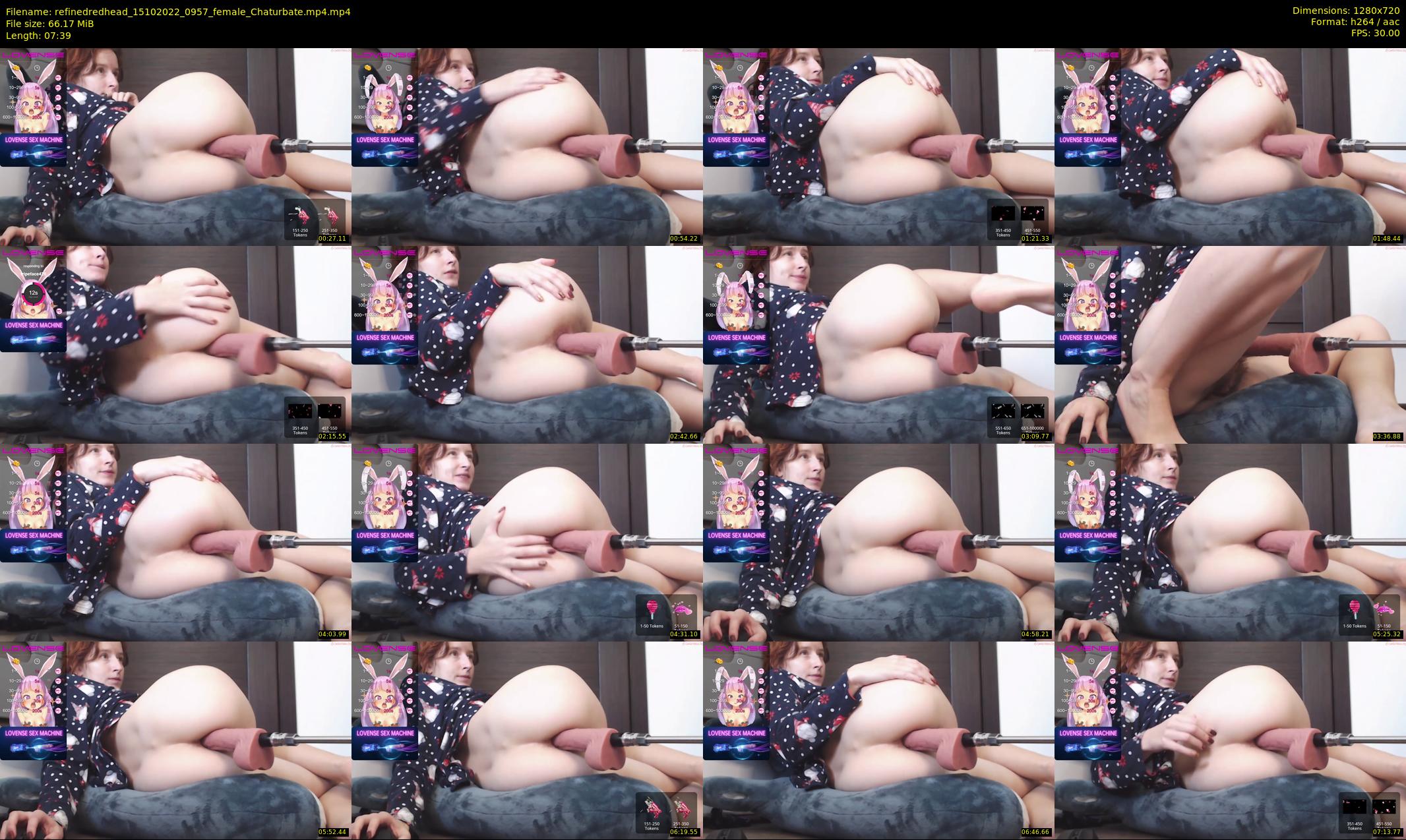 refinedredhead — 8 minute Chaturbate female cam show recording, 720p, Oct 15, 2022