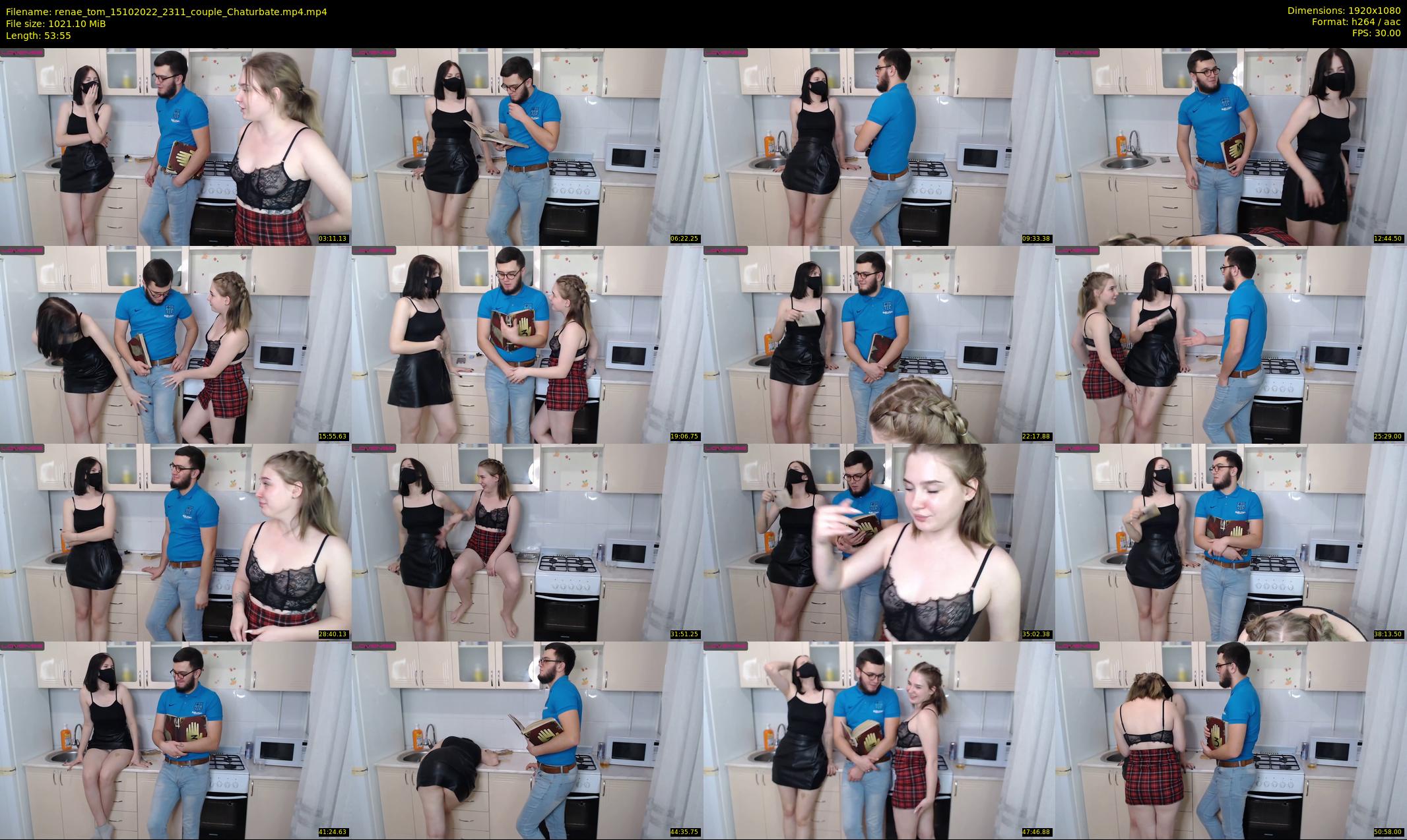 renae_tom — 54 minute Chaturbate couple cam show recording, 1080p, Oct 15, 2022