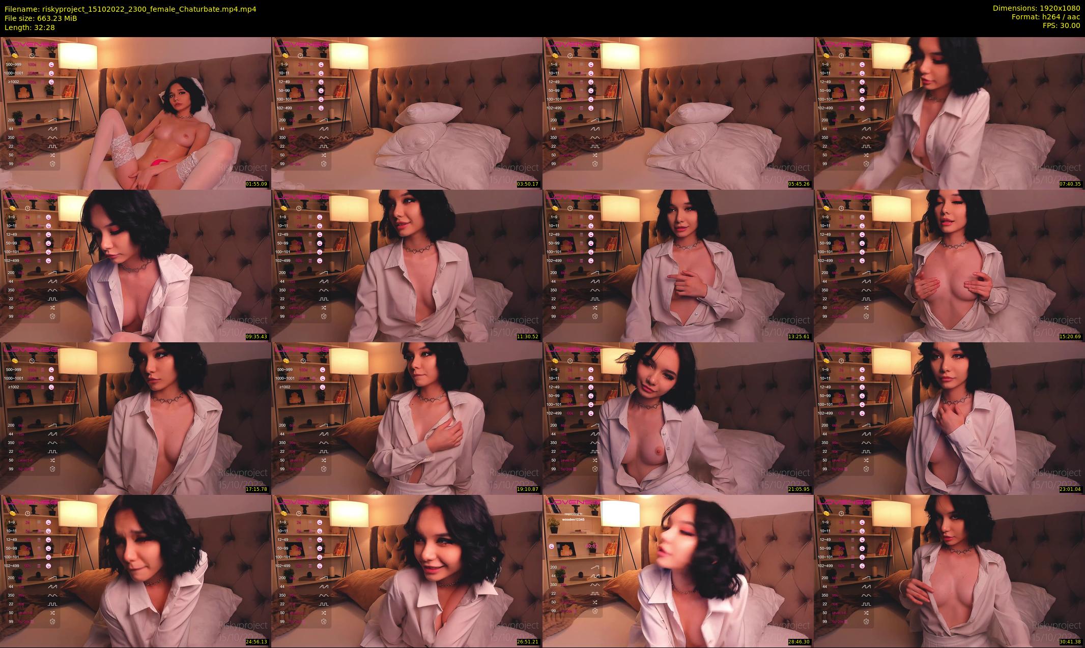riskyproject — 33 minute Chaturbate couple cam show recording, 1080p, Oct 15, 2022