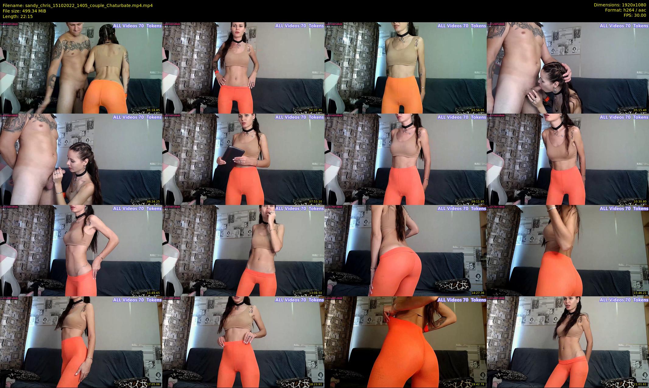 sandy_chris — 23 minute Chaturbate couple cam show recording, 1080p, Oct 15, 2022