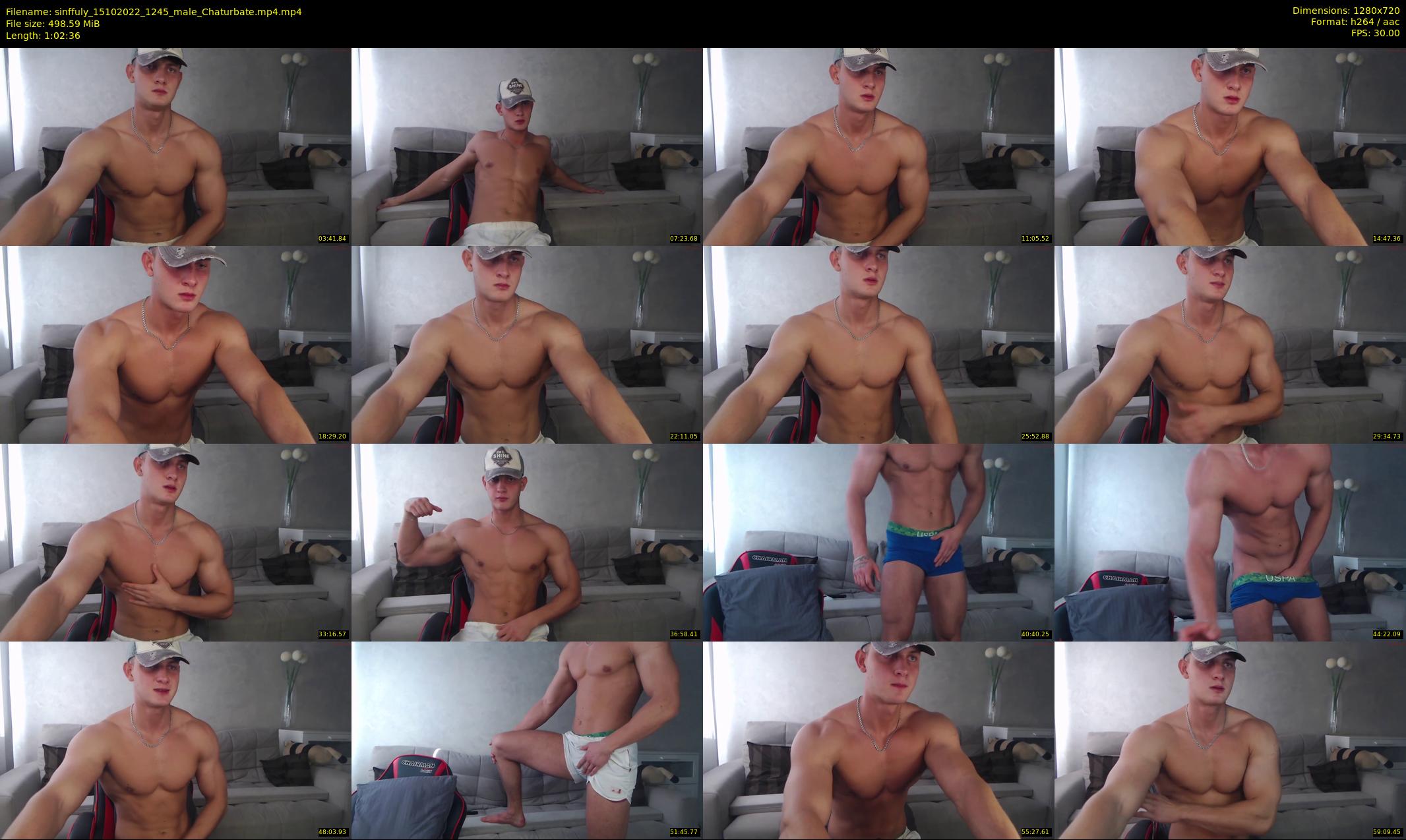 sinffuly — 63 minute Chaturbate male cam show recording, 720p, Oct 15, 2022