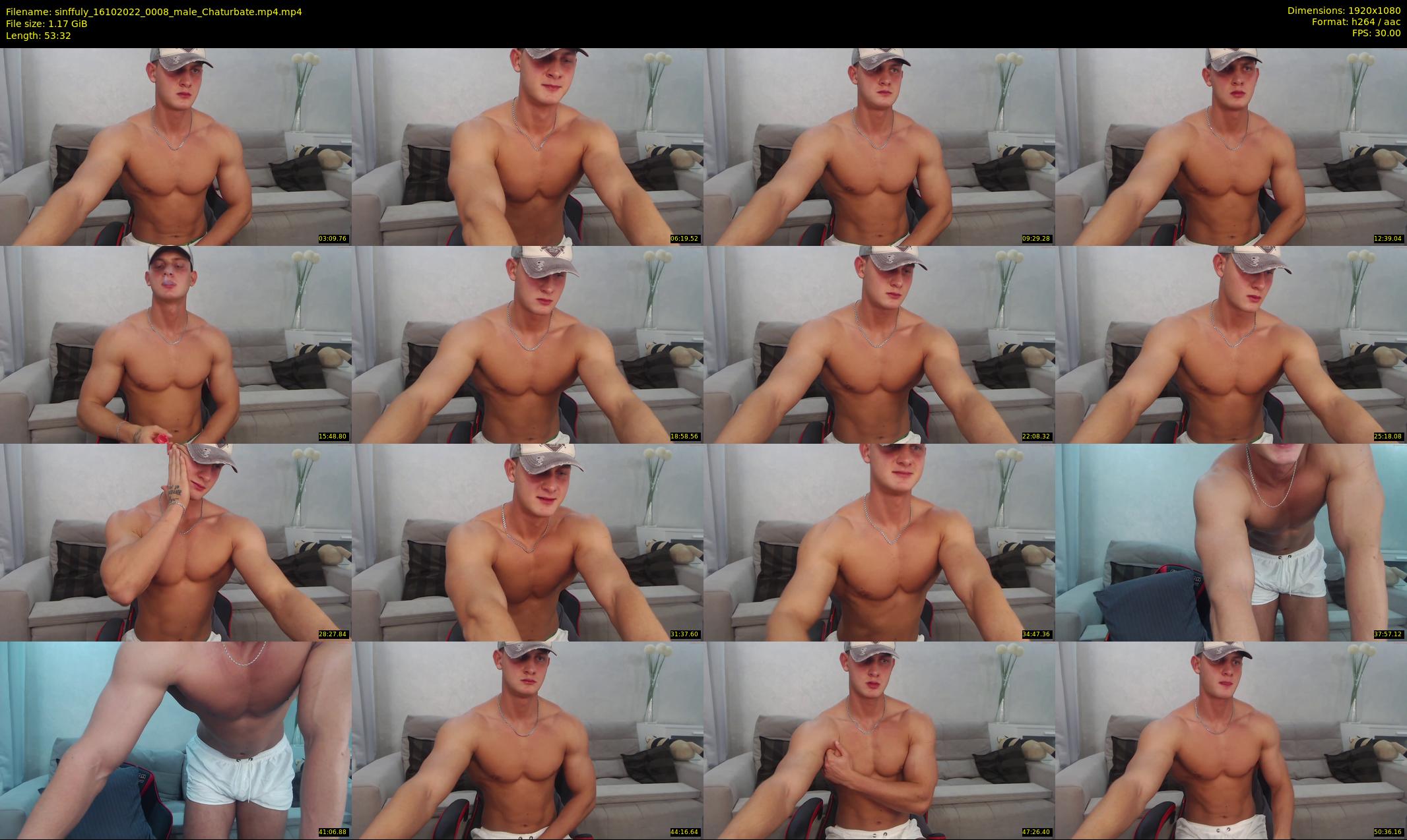 sinffuly — 54 minute Chaturbate male cam show recording, 1080p, Oct 16, 2022