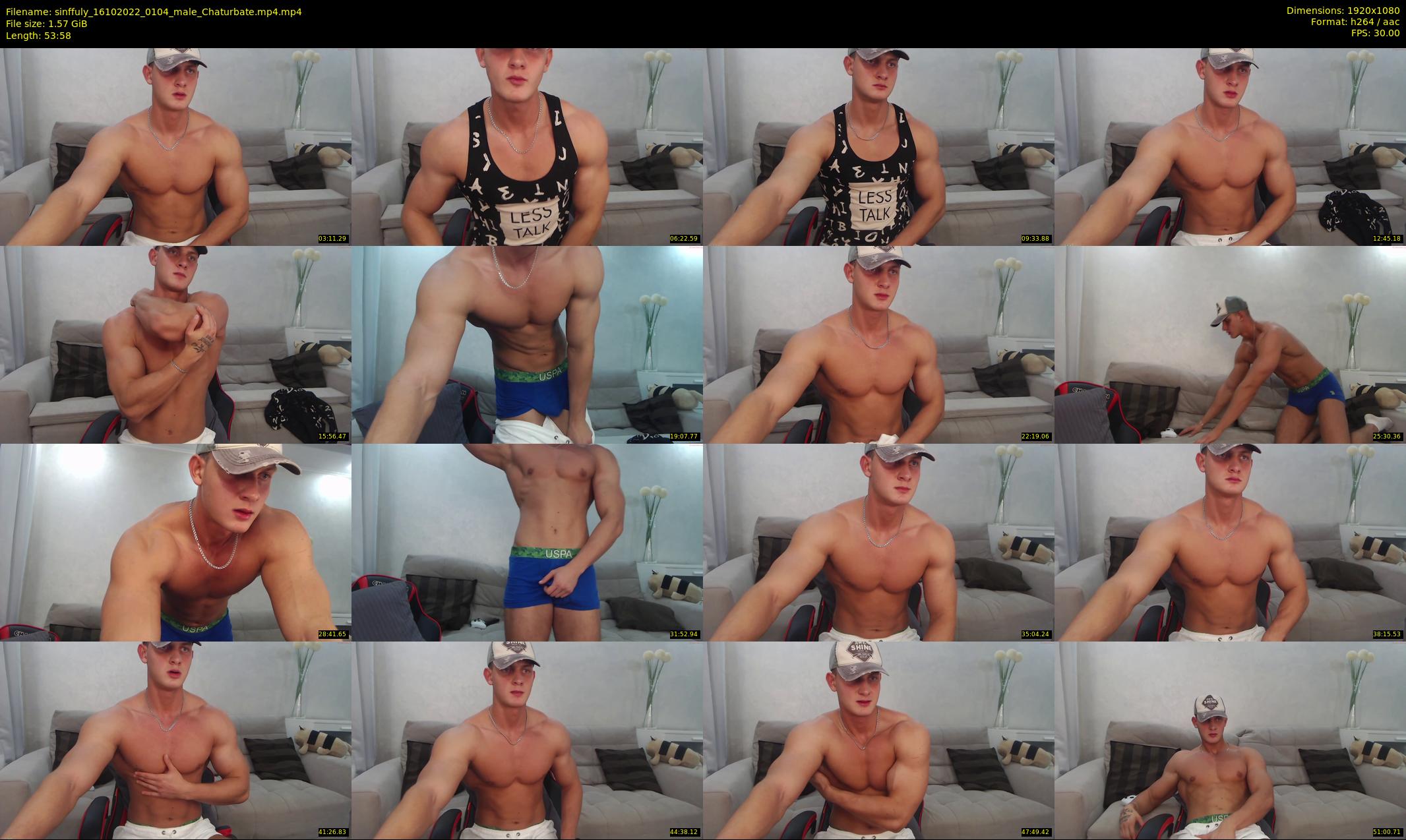 sinffuly — 54 minute Chaturbate male cam show recording, 1080p, Oct 16, 2022