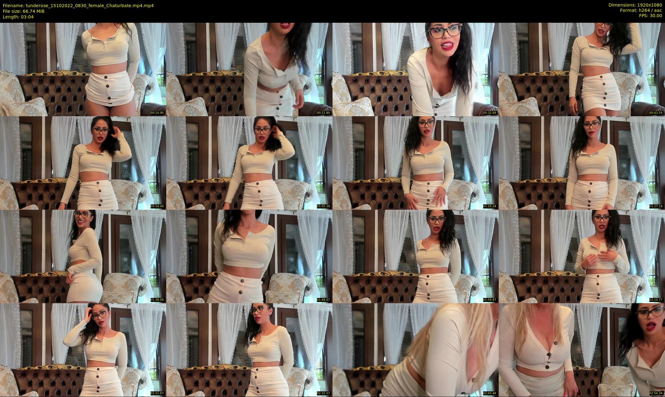 tunderose — 4 minute Chaturbate female cam show recording, 1080p, Oct 15, 2022
