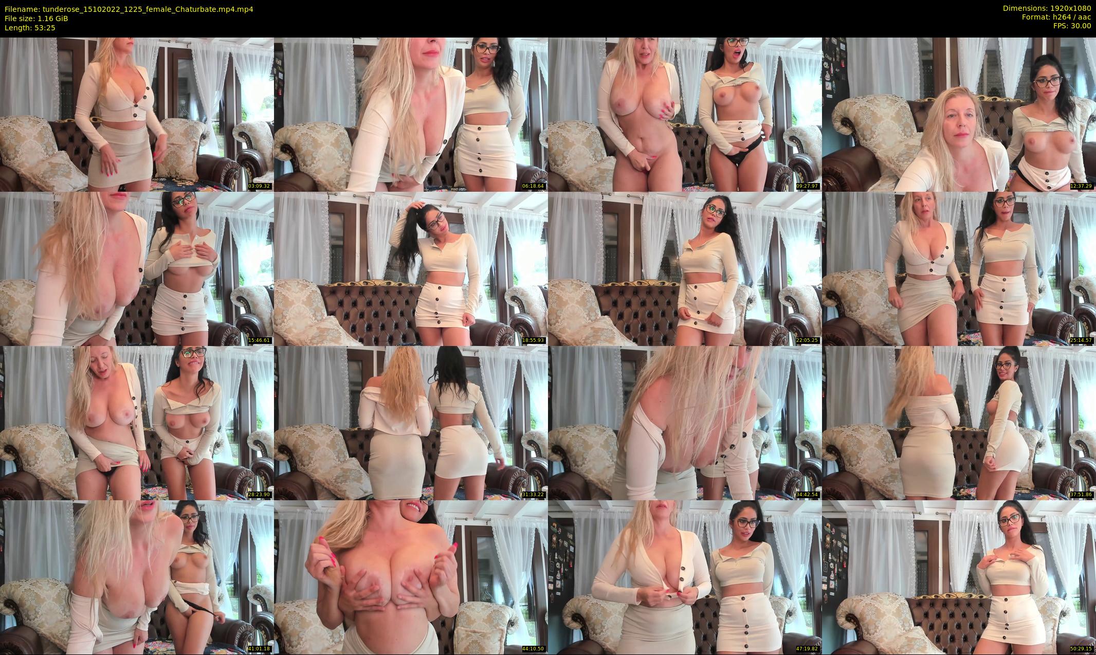 tunderose — 54 minute Chaturbate female cam show recording, 1080p, Oct 15, 2022