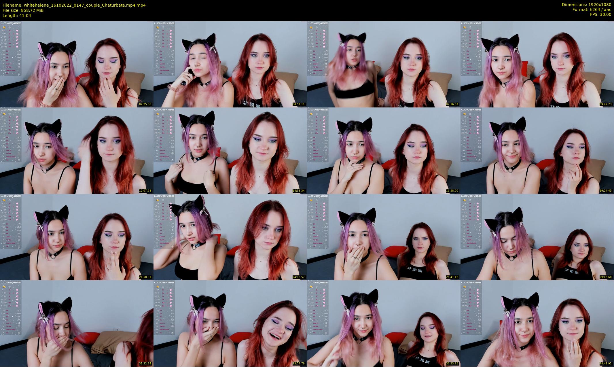 whitehelene — 42 minute Chaturbate female cam show recording, 1080p, Oct 16, 2022
