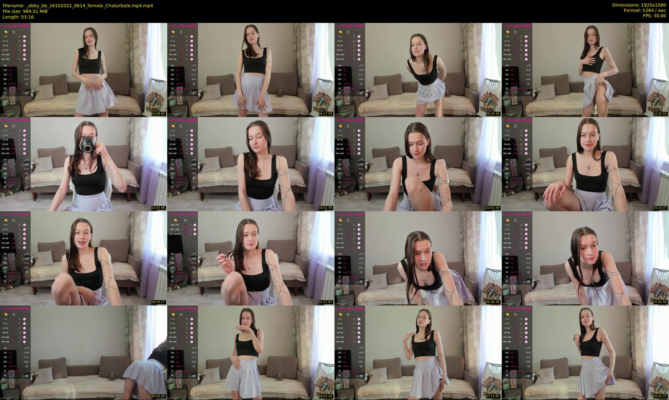 _abby_bb — 54 minute Chaturbate female cam show recording, 1080p, Oct 16, 2022