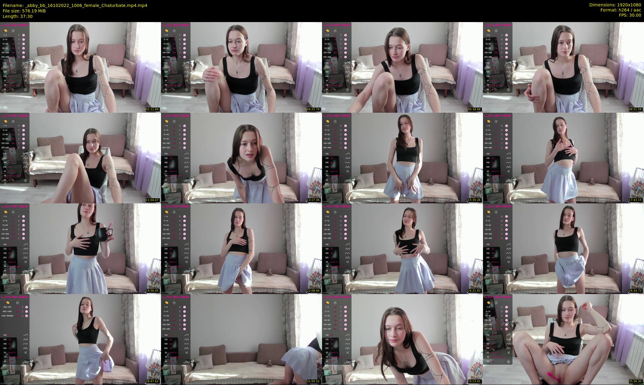 _abby_bb — 38 minute Chaturbate female cam show recording, 1080p, Oct 16, 2022