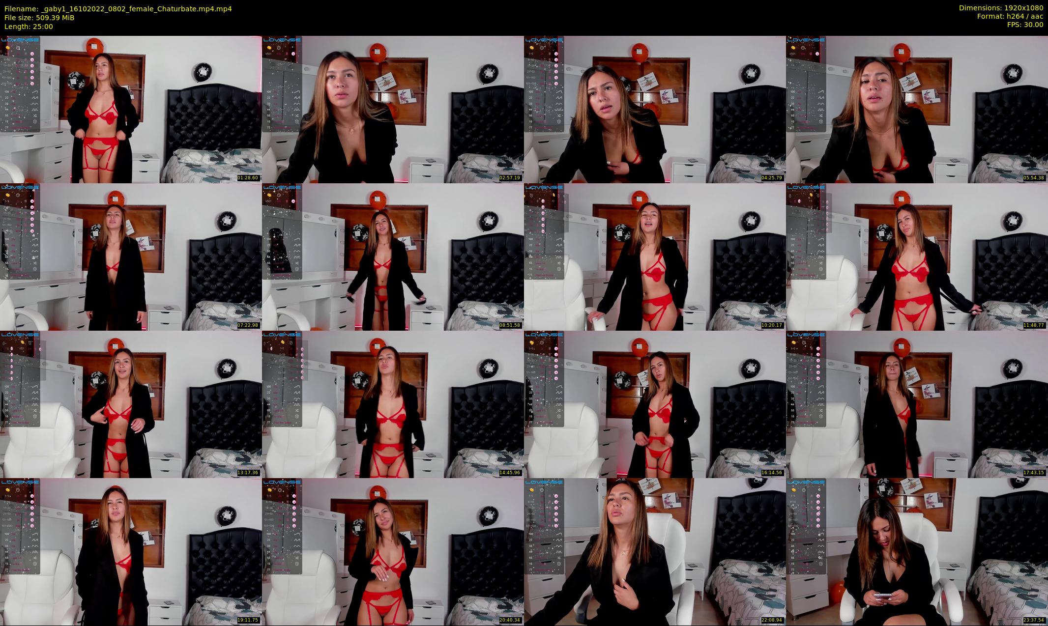_gaby1 — 25 minute Chaturbate female cam show recording, 1080p, Oct 16, 2022