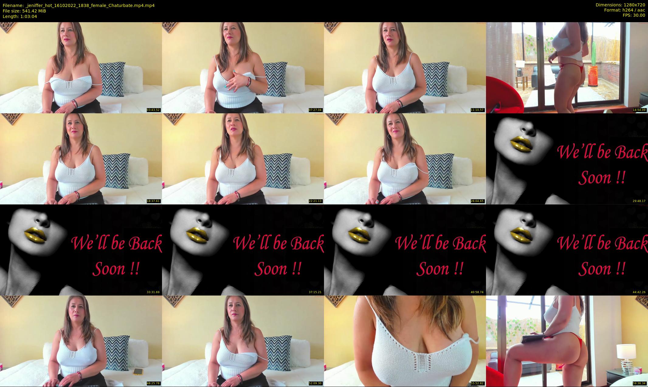_jeniffer_hot — 64 minute Chaturbate female cam show recording, 720p, Oct 16, 2022