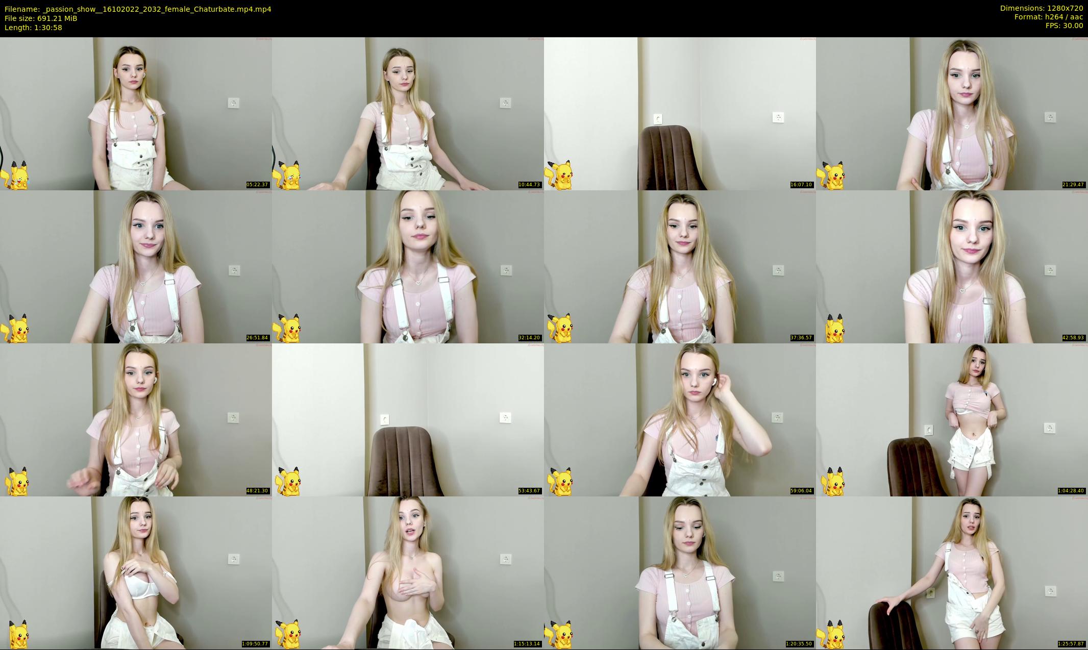 _passion_show_ — 91 minute Chaturbate couple cam show recording, 720p, Oct 16, 2022