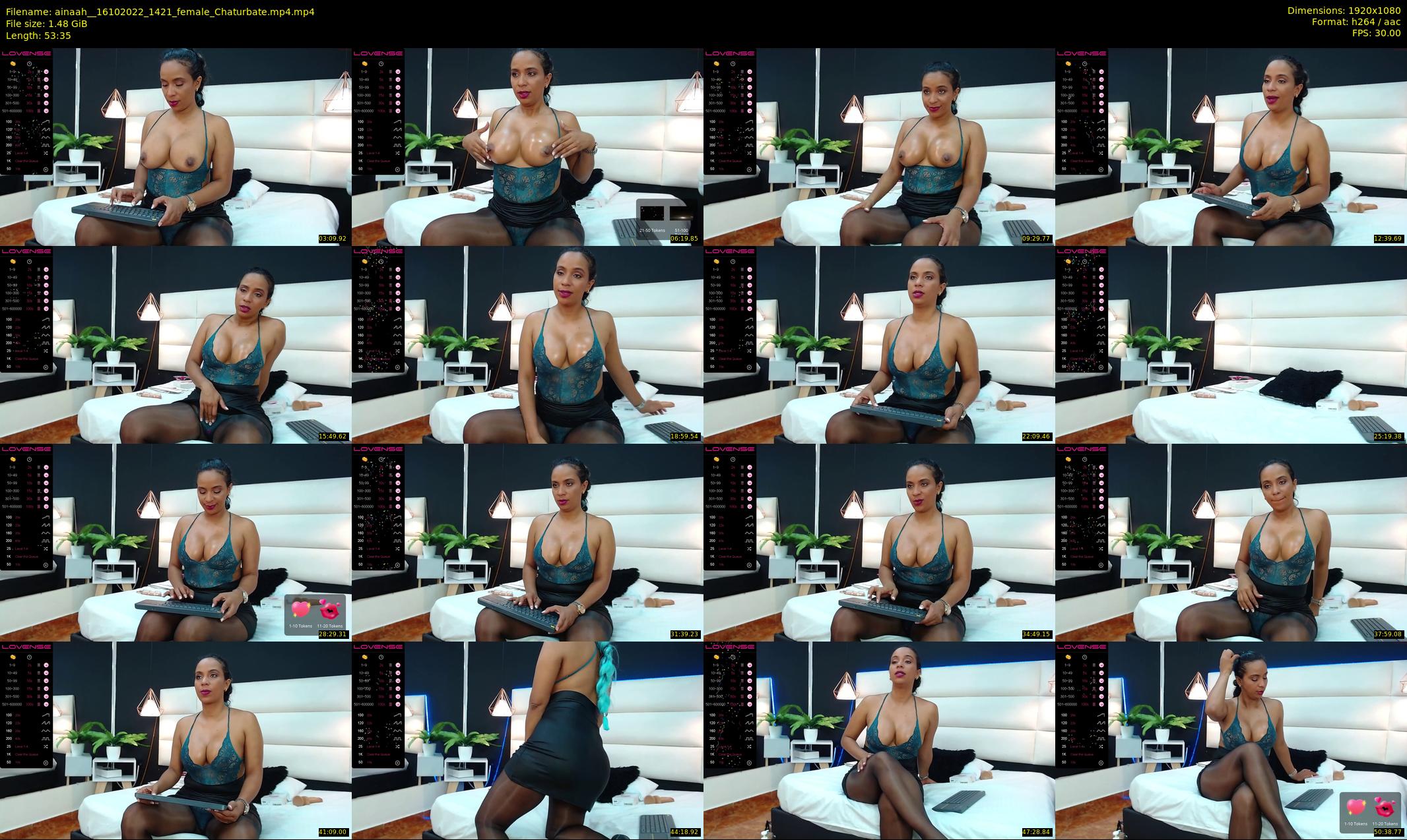 ainaah_ — 54 minute Chaturbate female cam show recording, 1080p, Oct 16, 2022