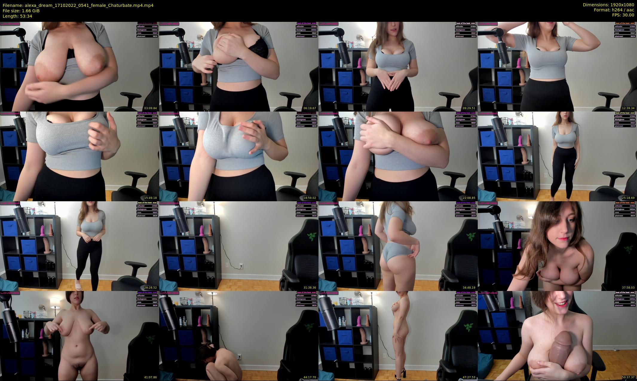 alexa_dream — 54 minute Chaturbate female cam show recording, 1080p, Oct 17, 2022