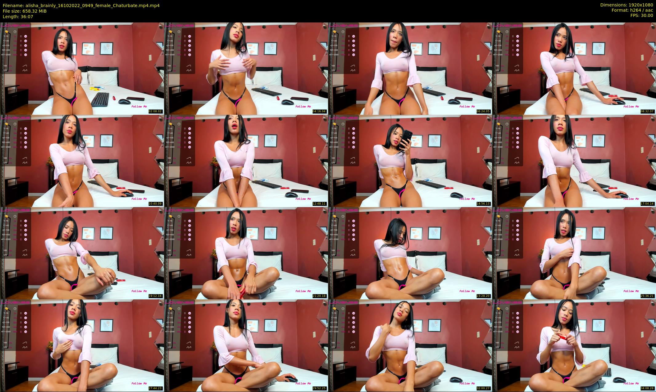 alisha_brainly — 37 minute Chaturbate female cam show recording, 1080p, Oct 16, 2022