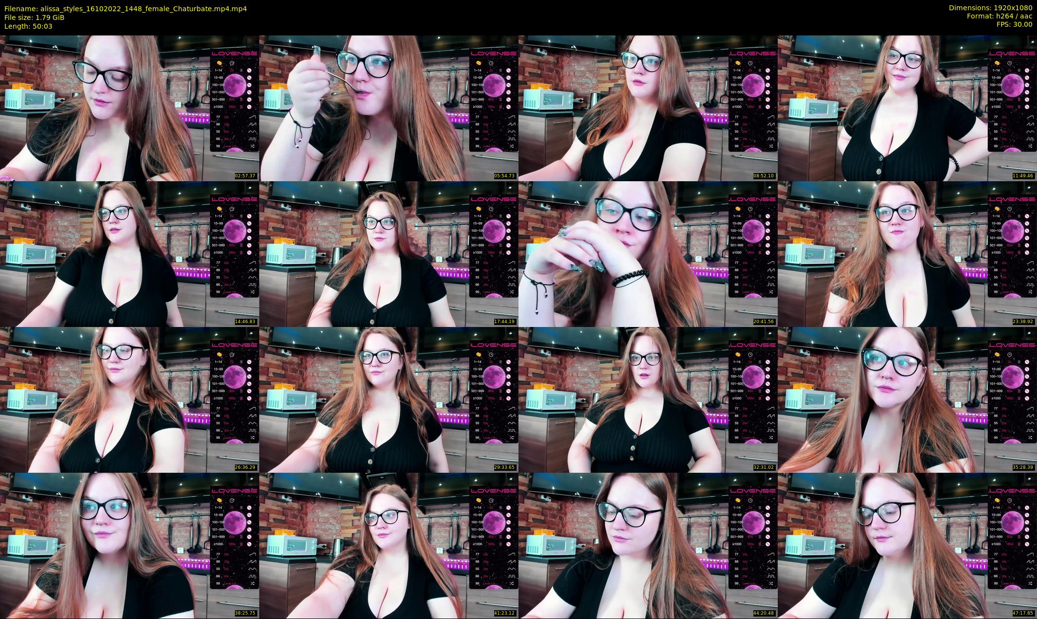 alissa_styles — 51 minute Chaturbate female cam show recording, 1080p, Oct 16, 2022