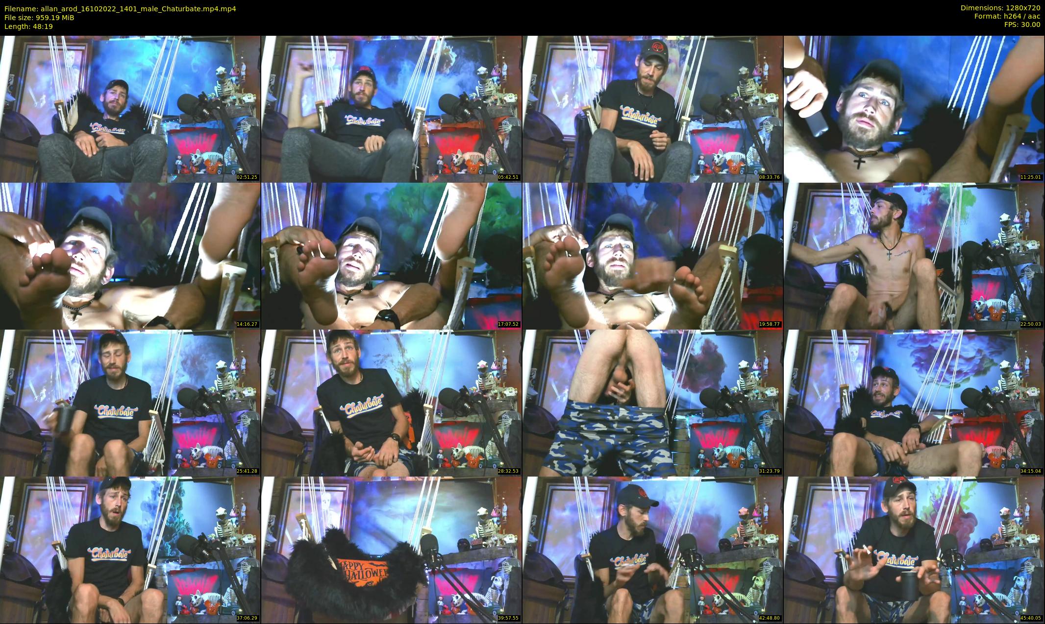 allan_arod — 49 minute Chaturbate male cam show recording, 720p, Oct 16, 2022