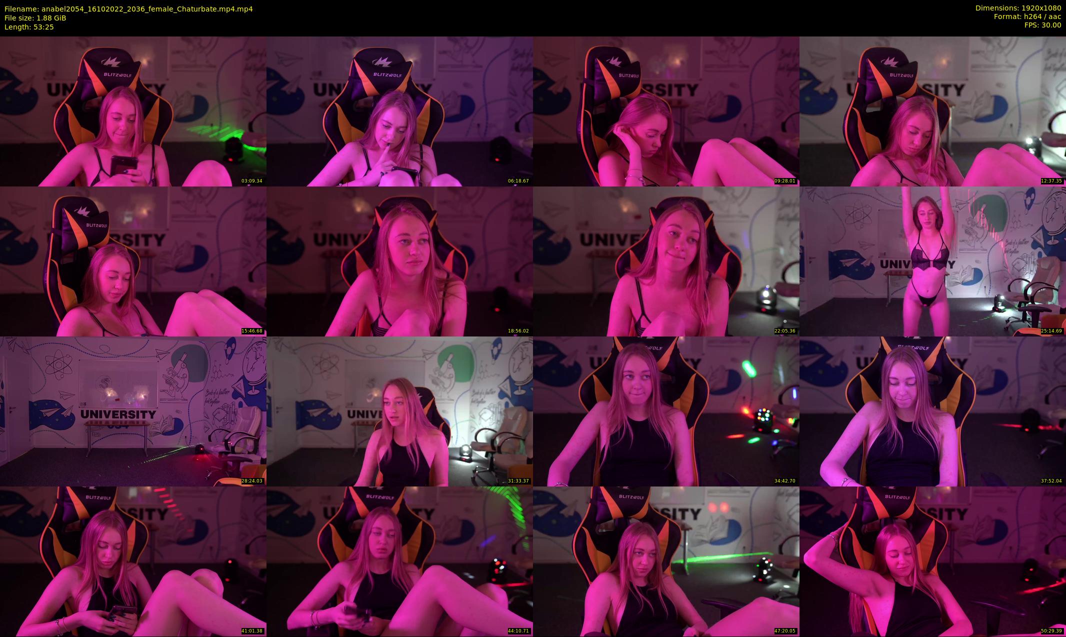 anabel2054 — 54 minute Chaturbate female cam show recording, 1080p, Oct 16, 2022