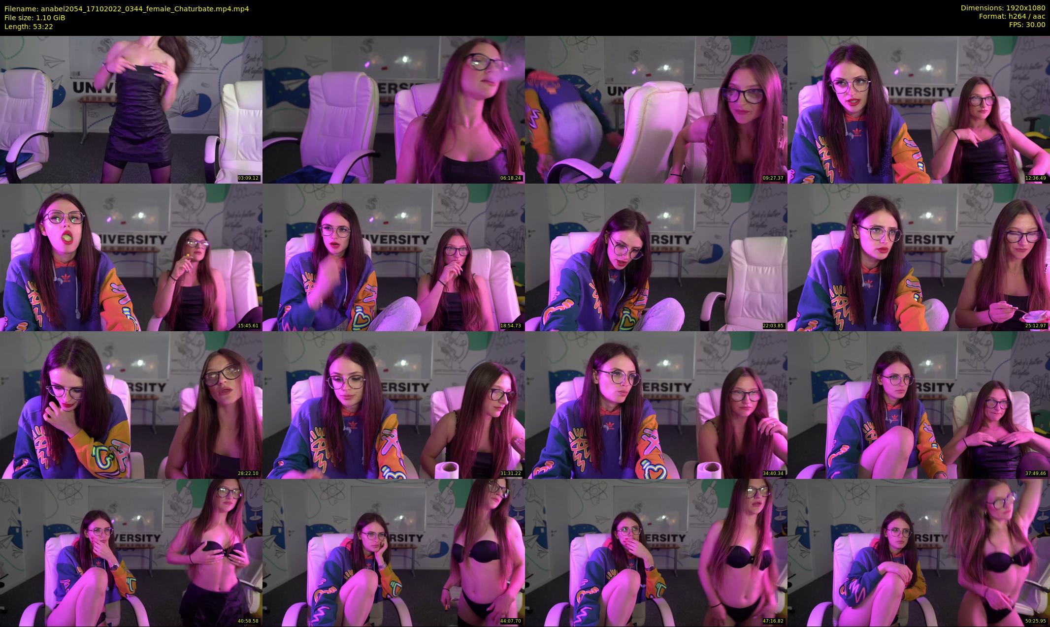 anabel2054 — 54 minute Chaturbate female cam show recording, 1080p, Oct 17, 2022