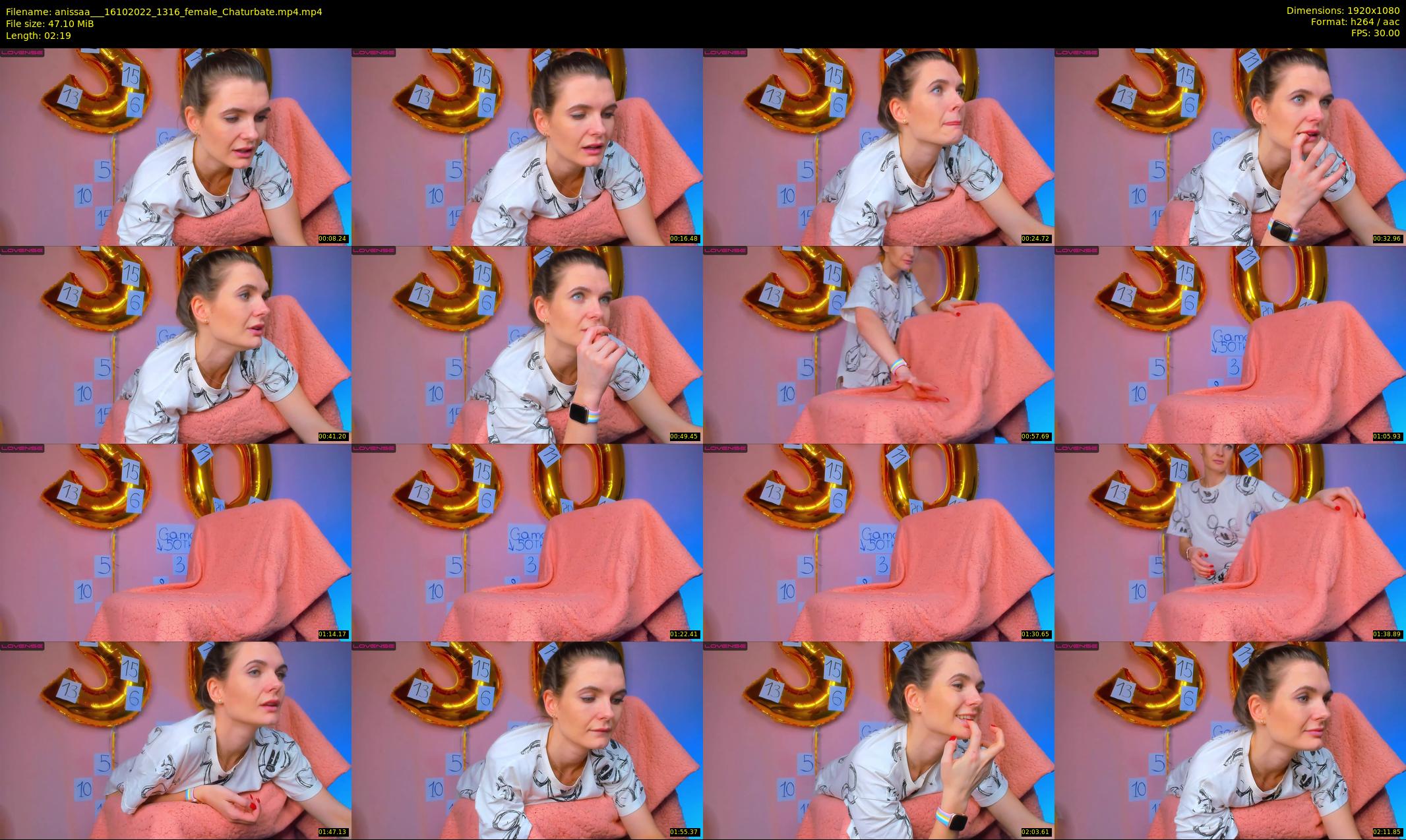 anissaa__ — 3 minute Chaturbate female cam show recording, 1080p, Oct 16, 2022