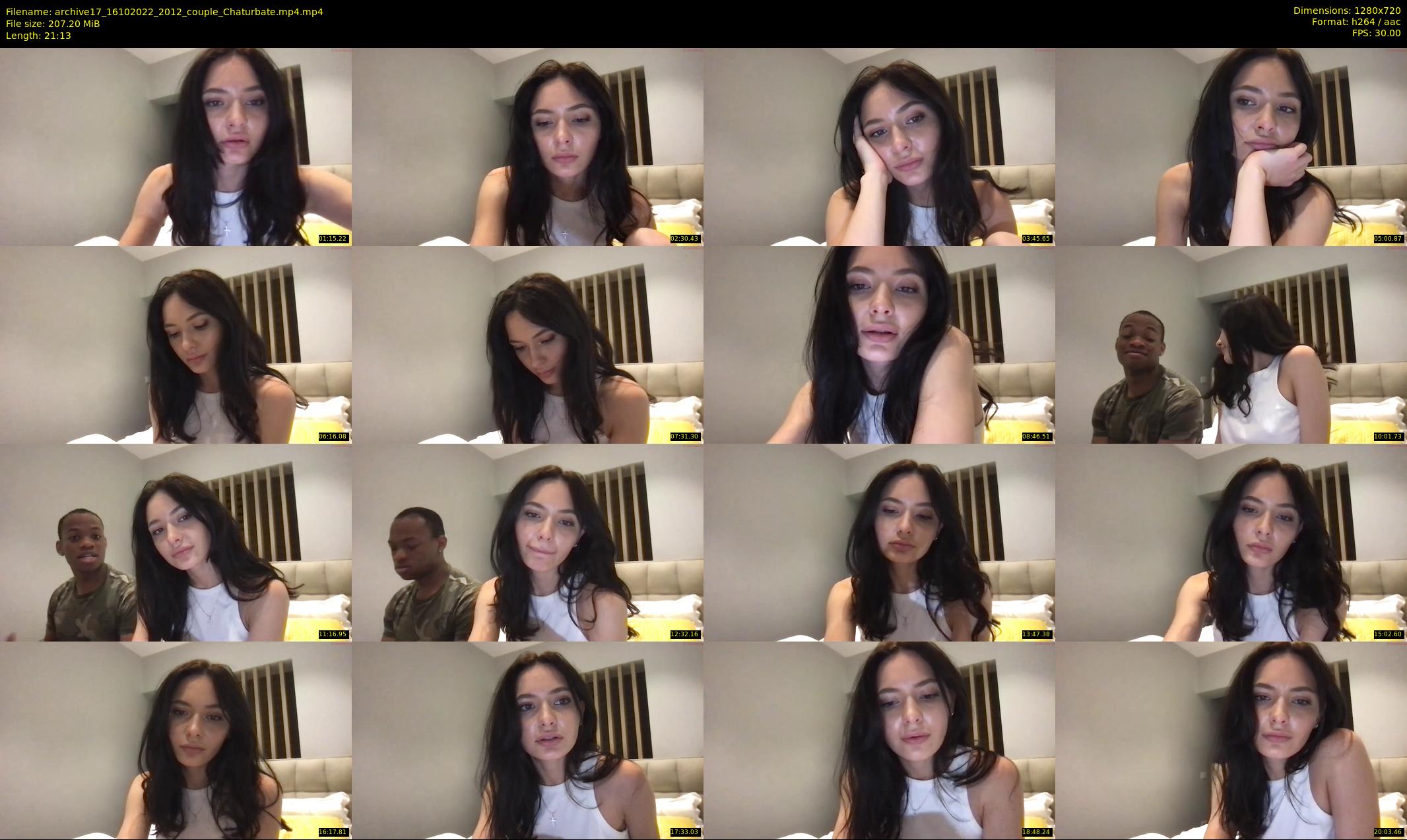 archive17 — 22 minute Chaturbate couple cam show recording, 720p, Oct 16, 2022