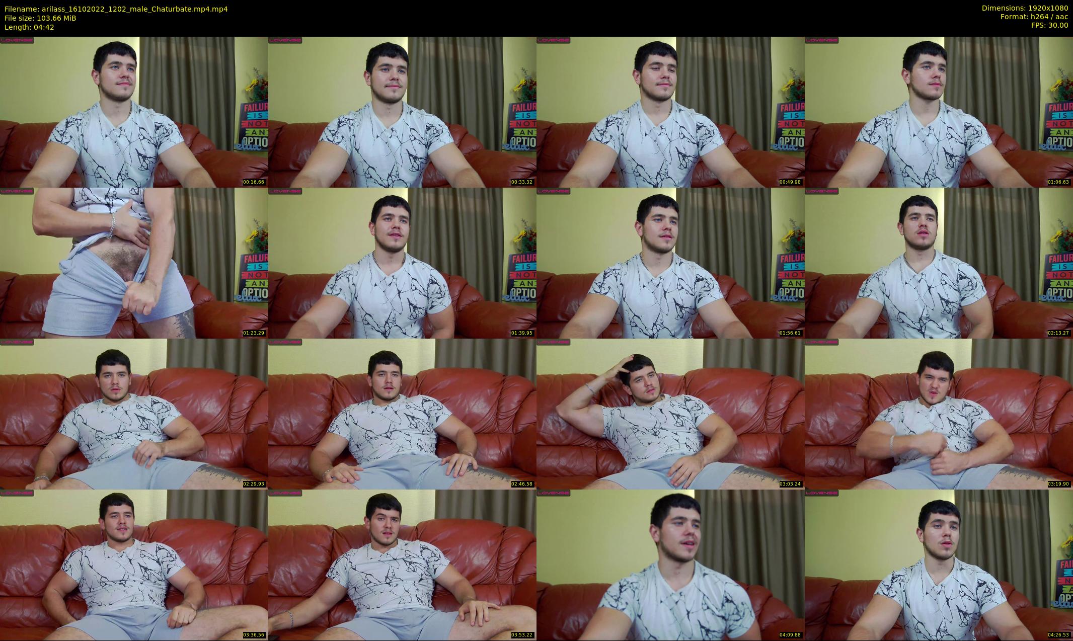 arilass — 5 minute Chaturbate male cam show recording, 1080p, Oct 16, 2022