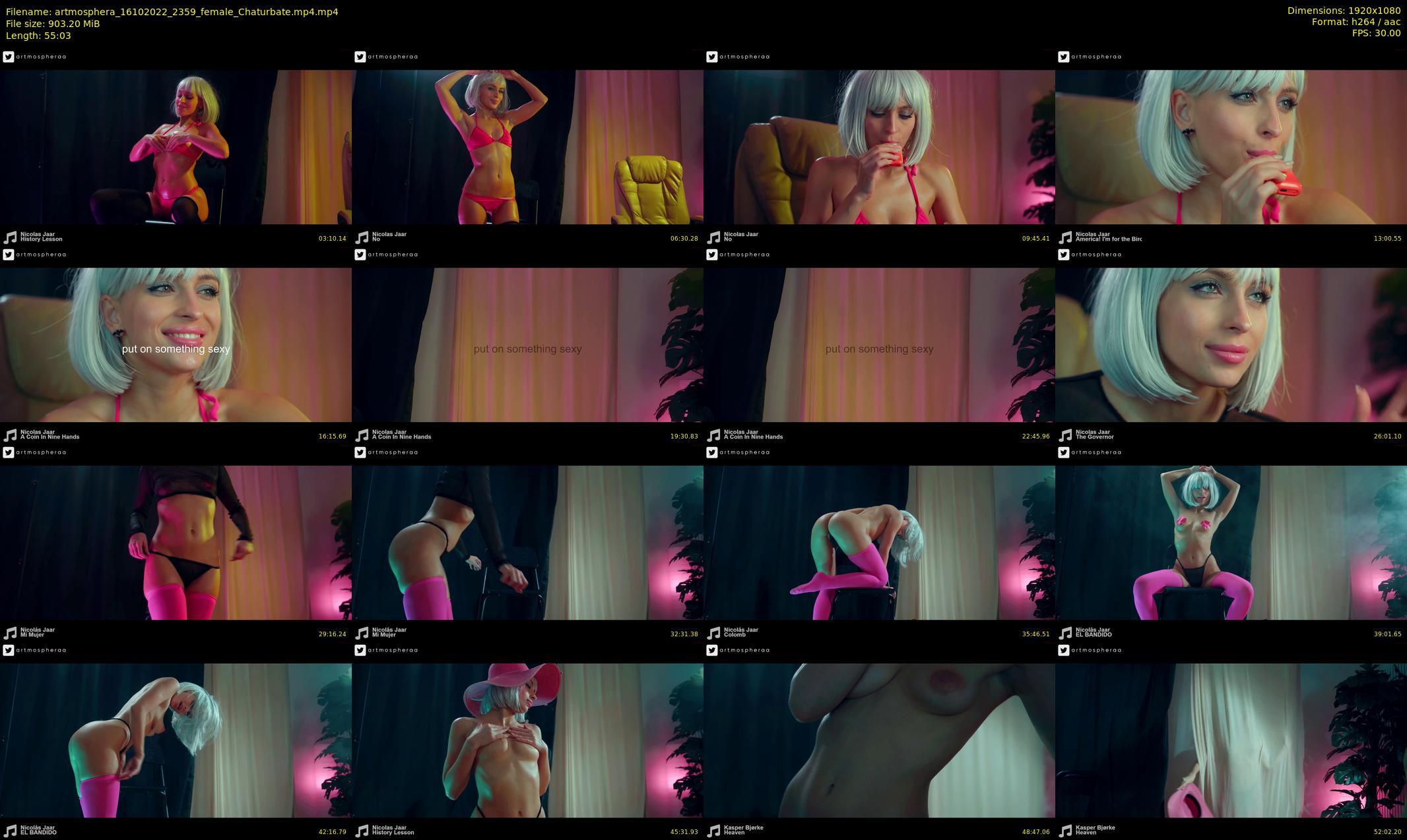 artmosphera — 56 minute Chaturbate female cam show recording, 1080p, Oct 16, 2022