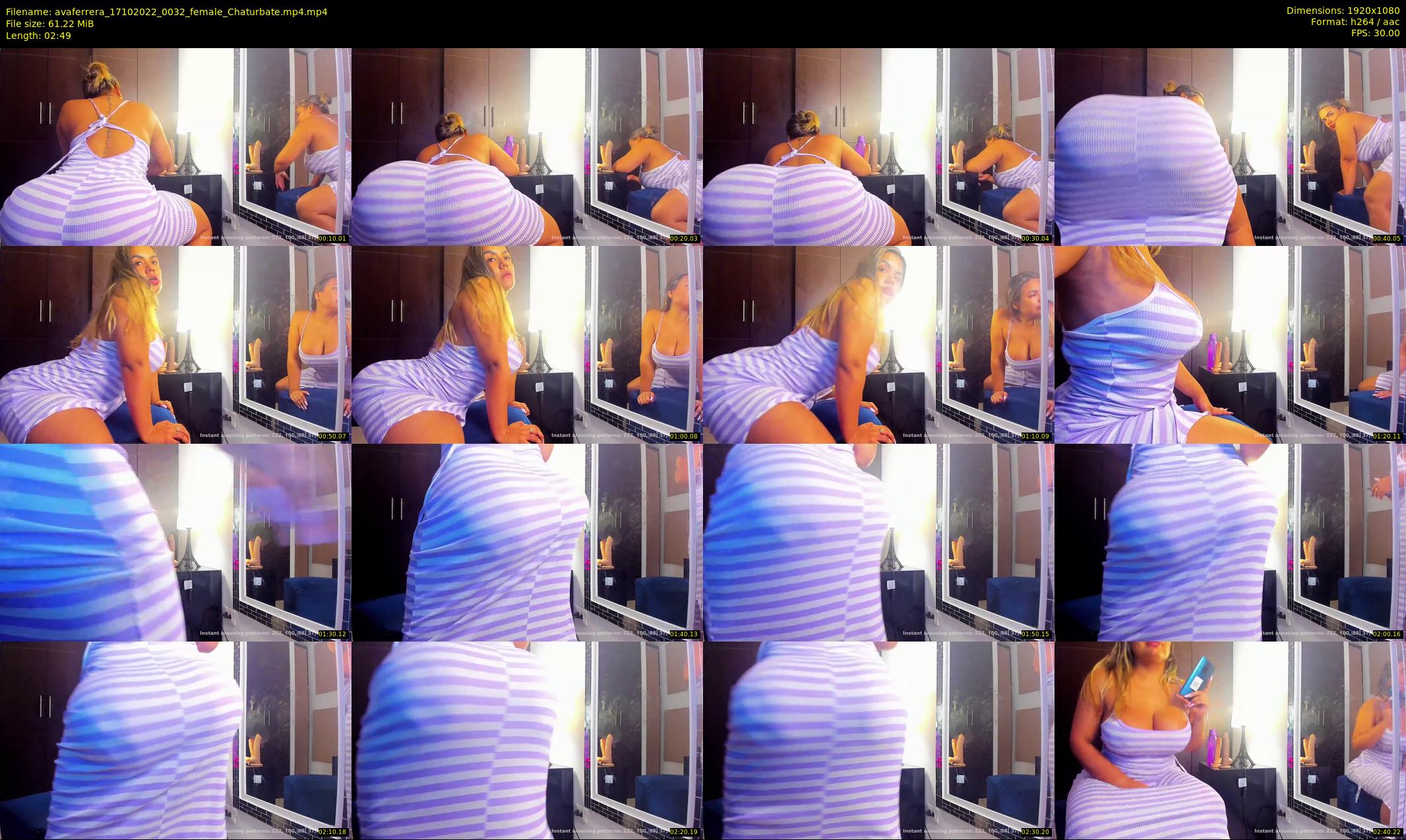 avaferrera — 3 minute Chaturbate female cam show recording, 1080p, Oct 17, 2022
