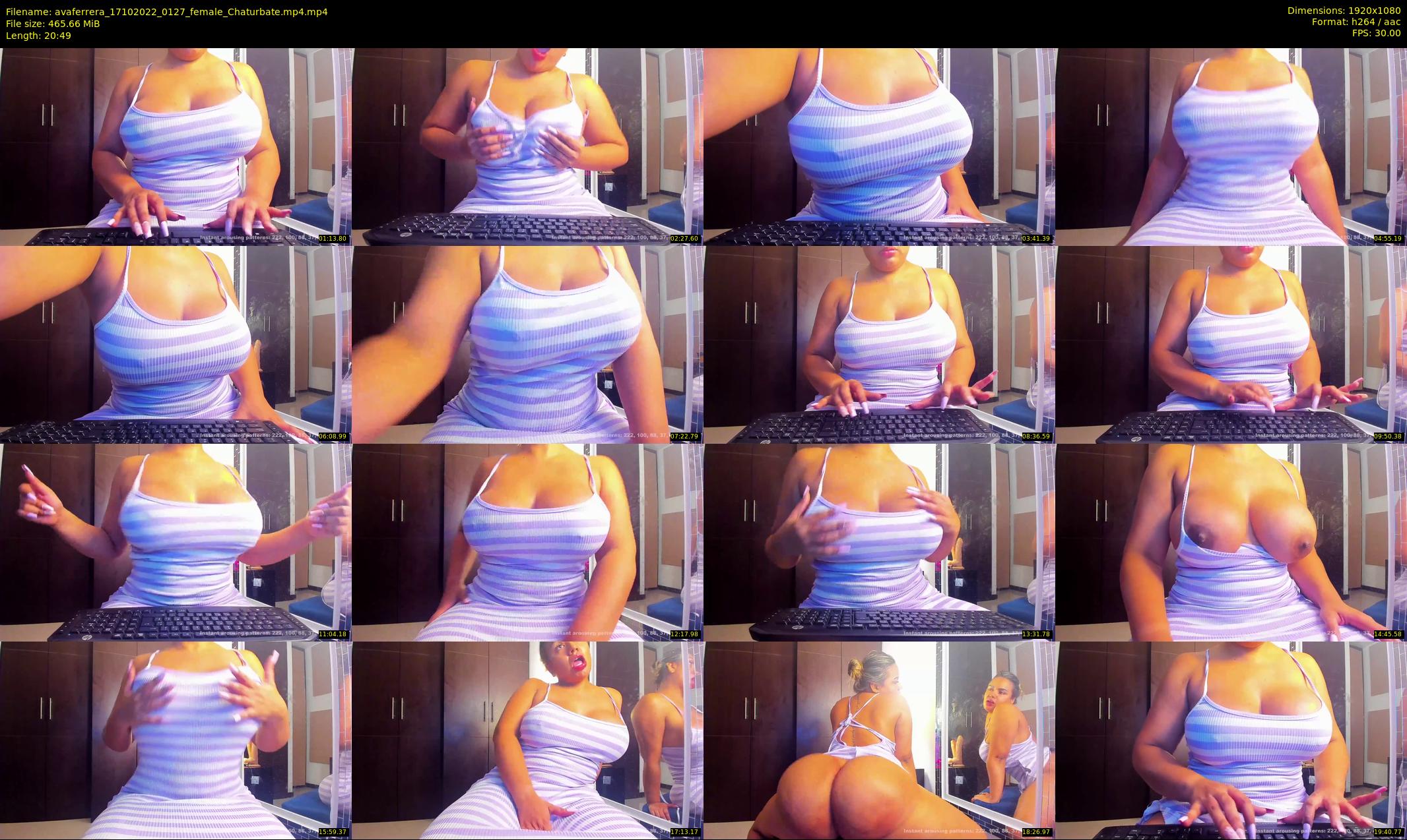 avaferrera — 21 minute Chaturbate female cam show recording, 1080p, Oct 17, 2022