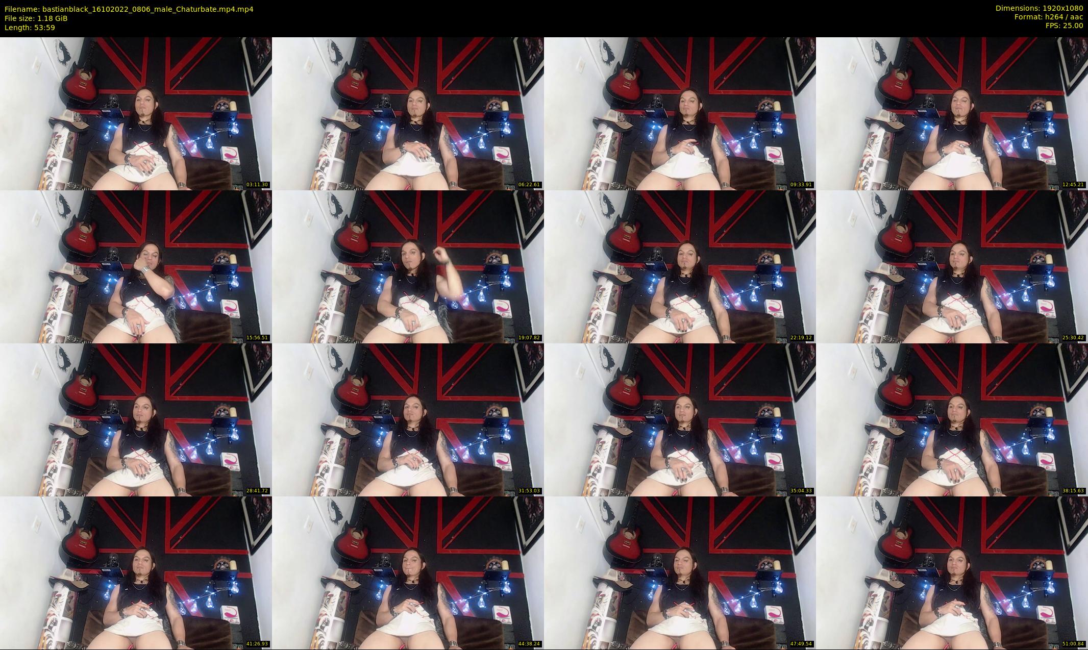 bastianblack — 54 minute Chaturbate male cam show recording, 1080p, Oct 16, 2022