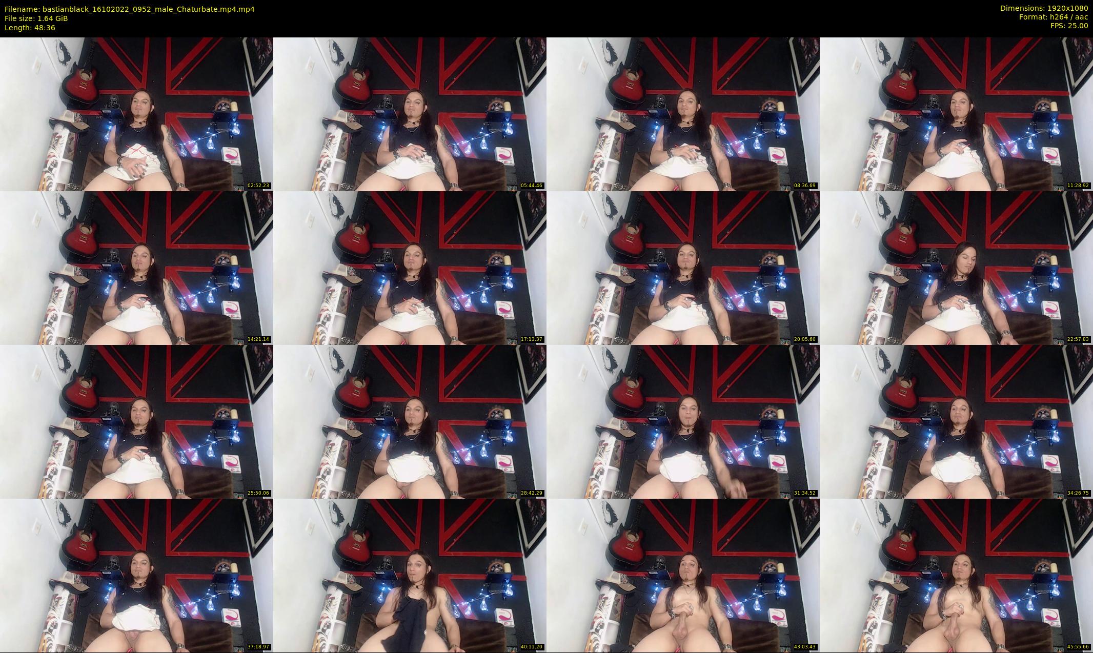 bastianblack — 49 minute Chaturbate male cam show recording, 1080p, Oct 16, 2022